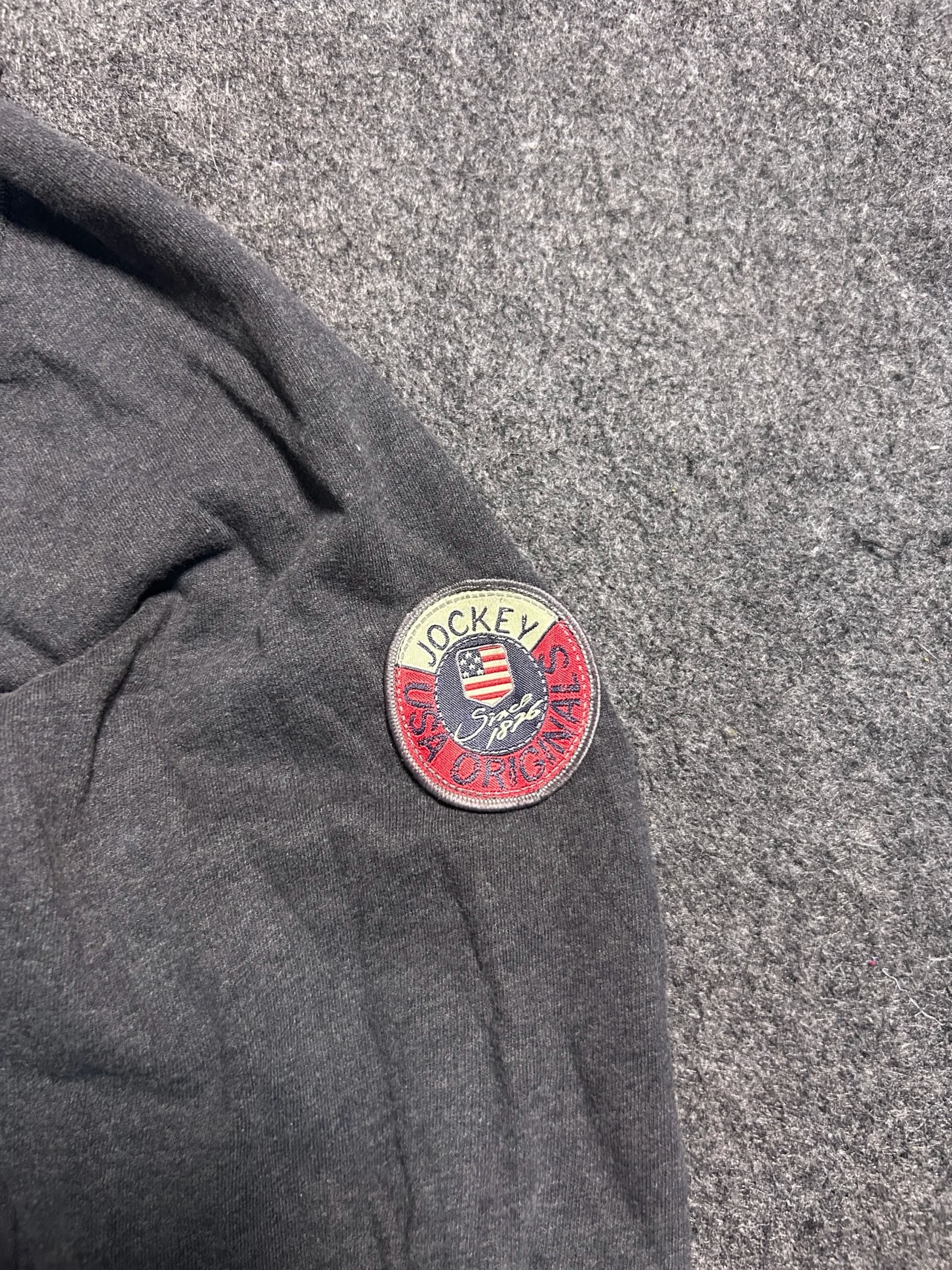 Branded thrift jacket India close-up