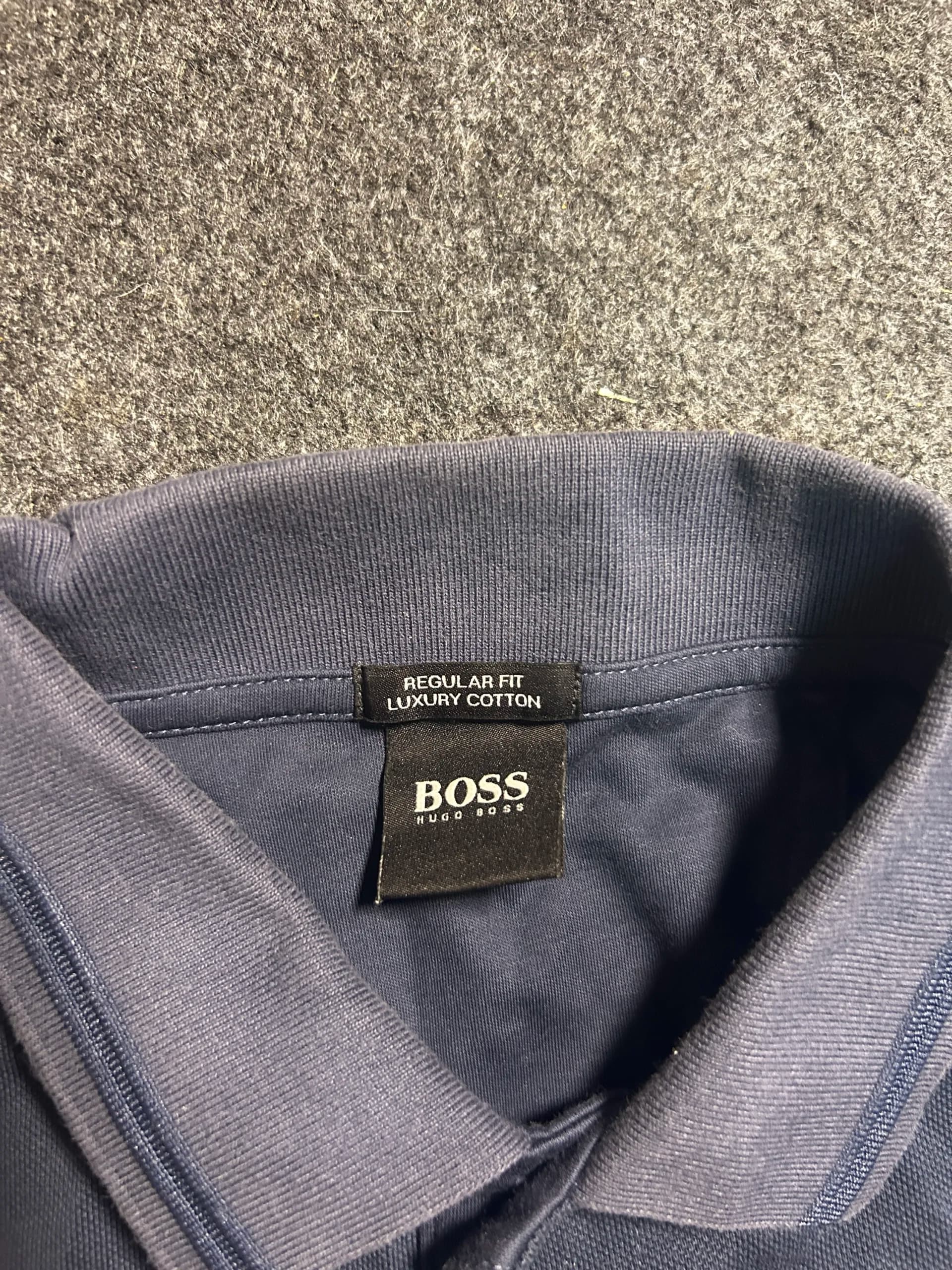 Branded thrift polo shirt India close-up