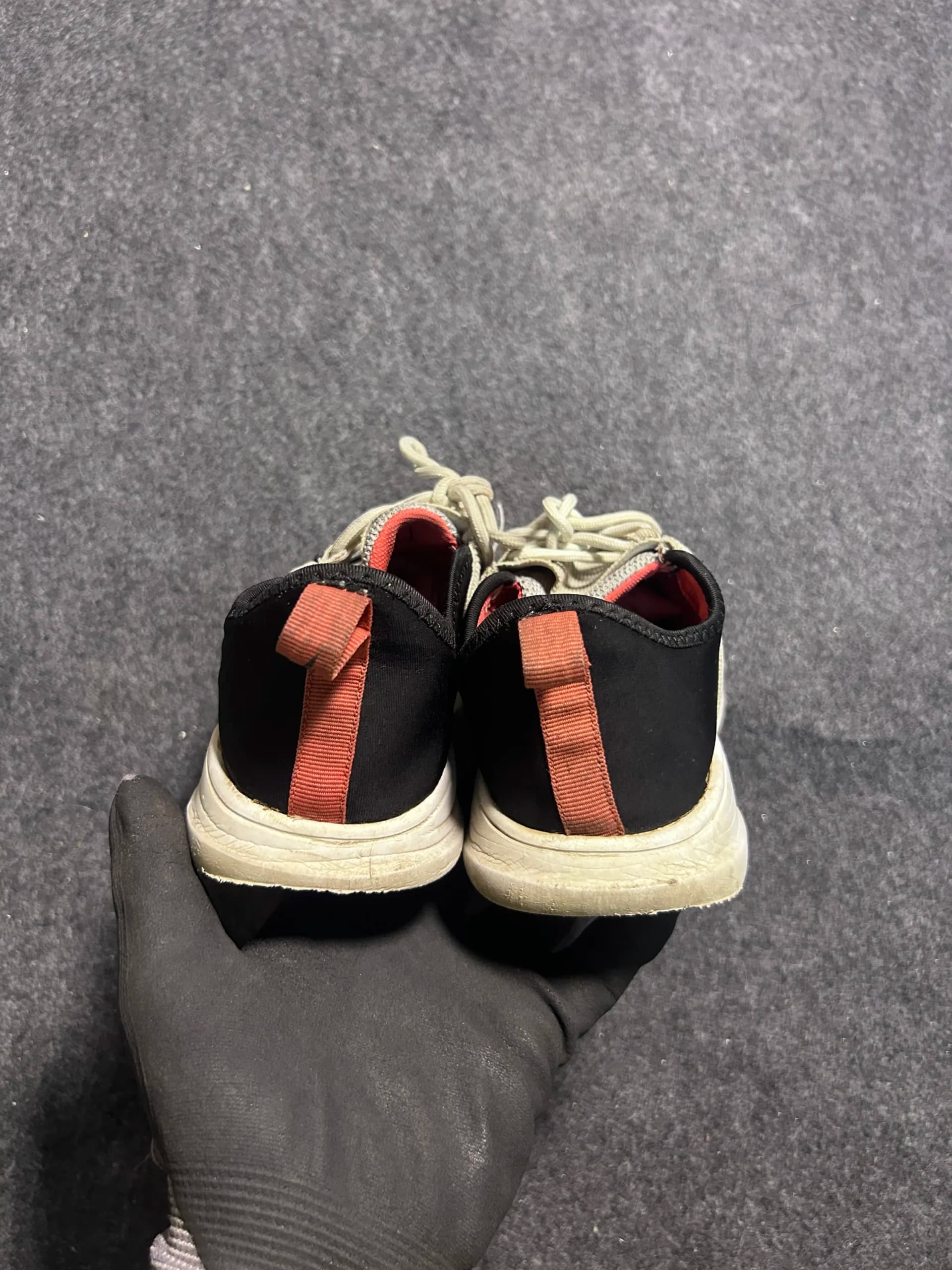 Branded thrift sneakers India close-up