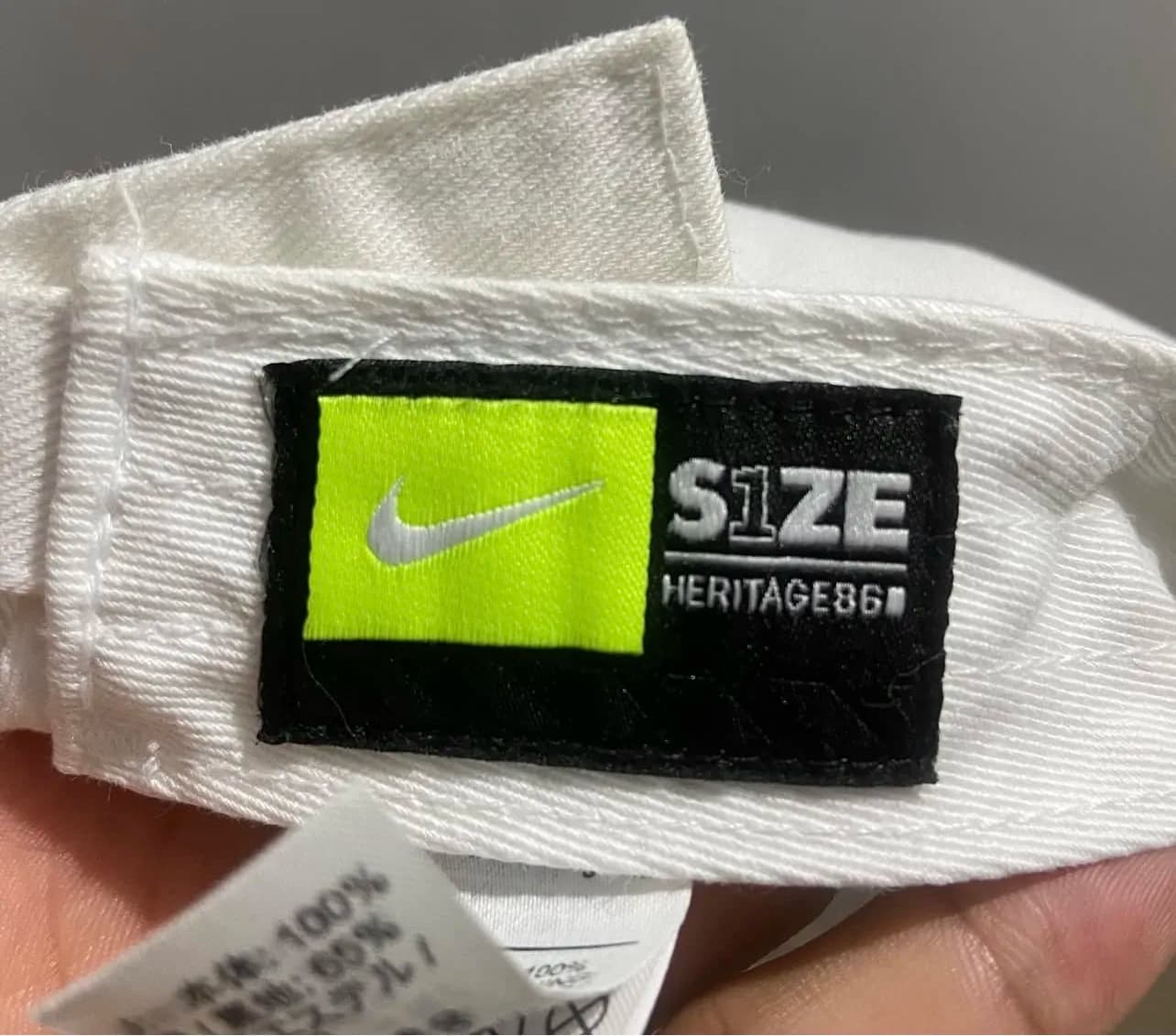Nike thrift clothing India close-up