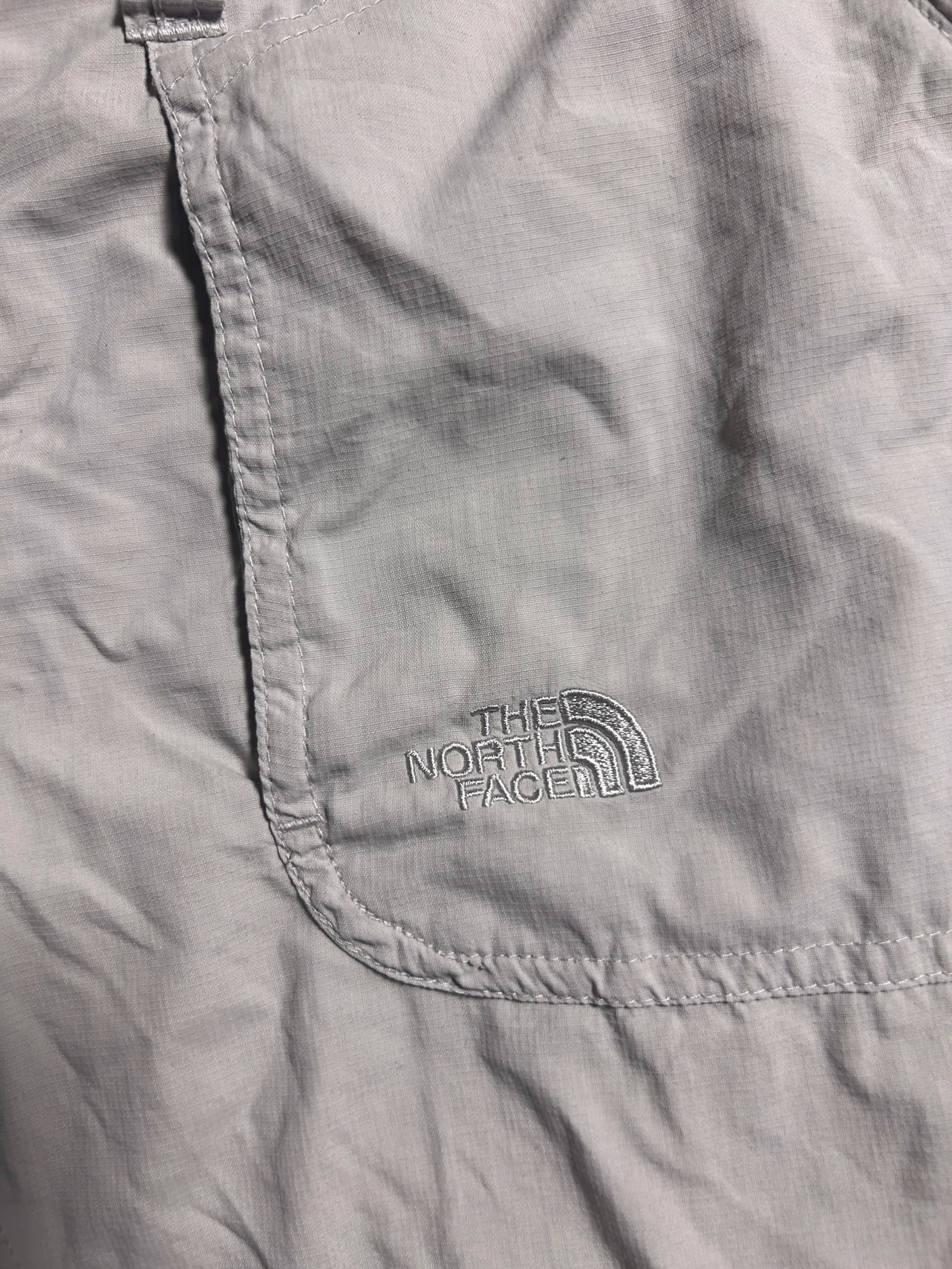The North Face thrift shorts India close-up