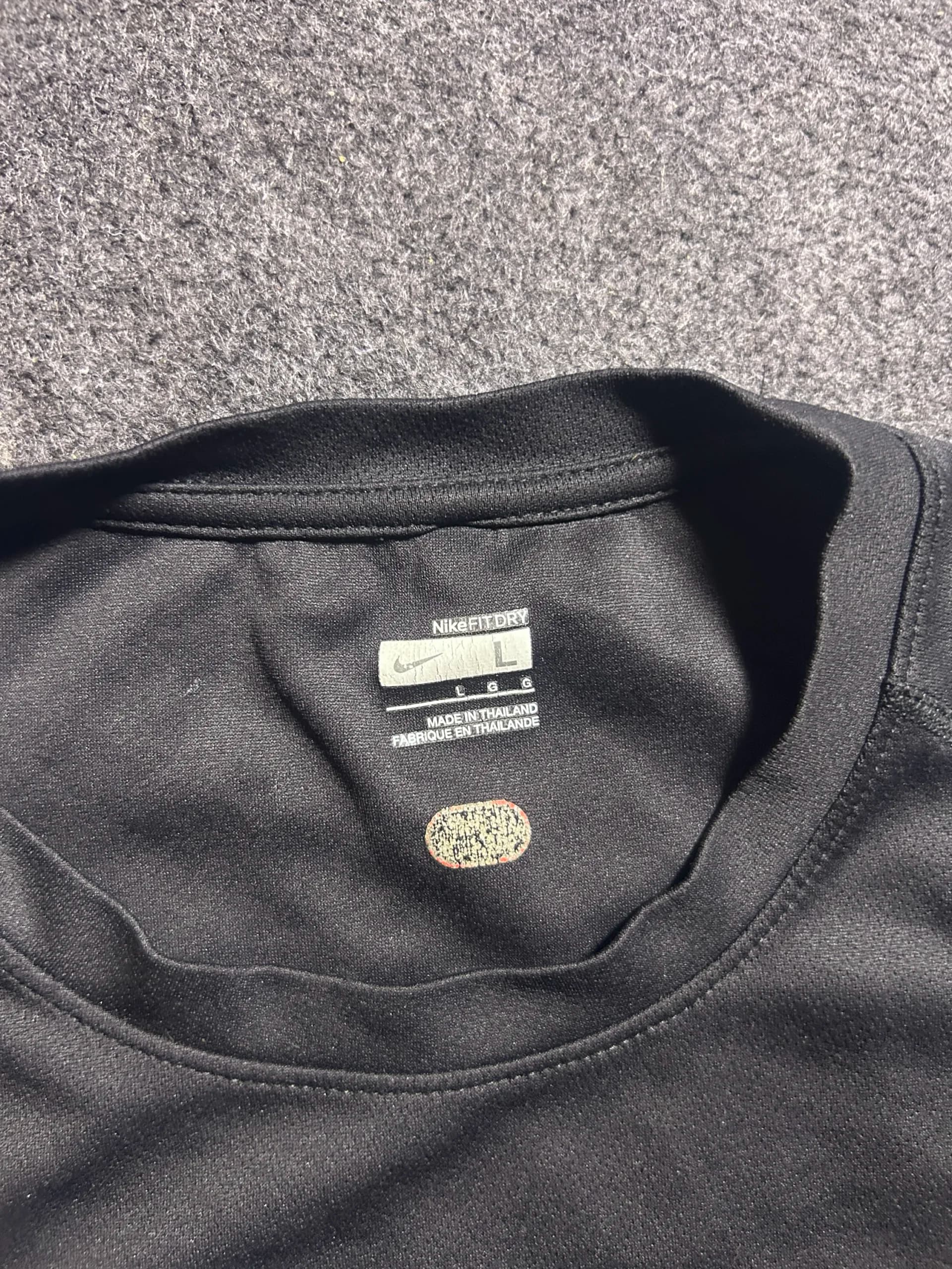 Nike Dri-FIT thrift t-shirt India close-up
