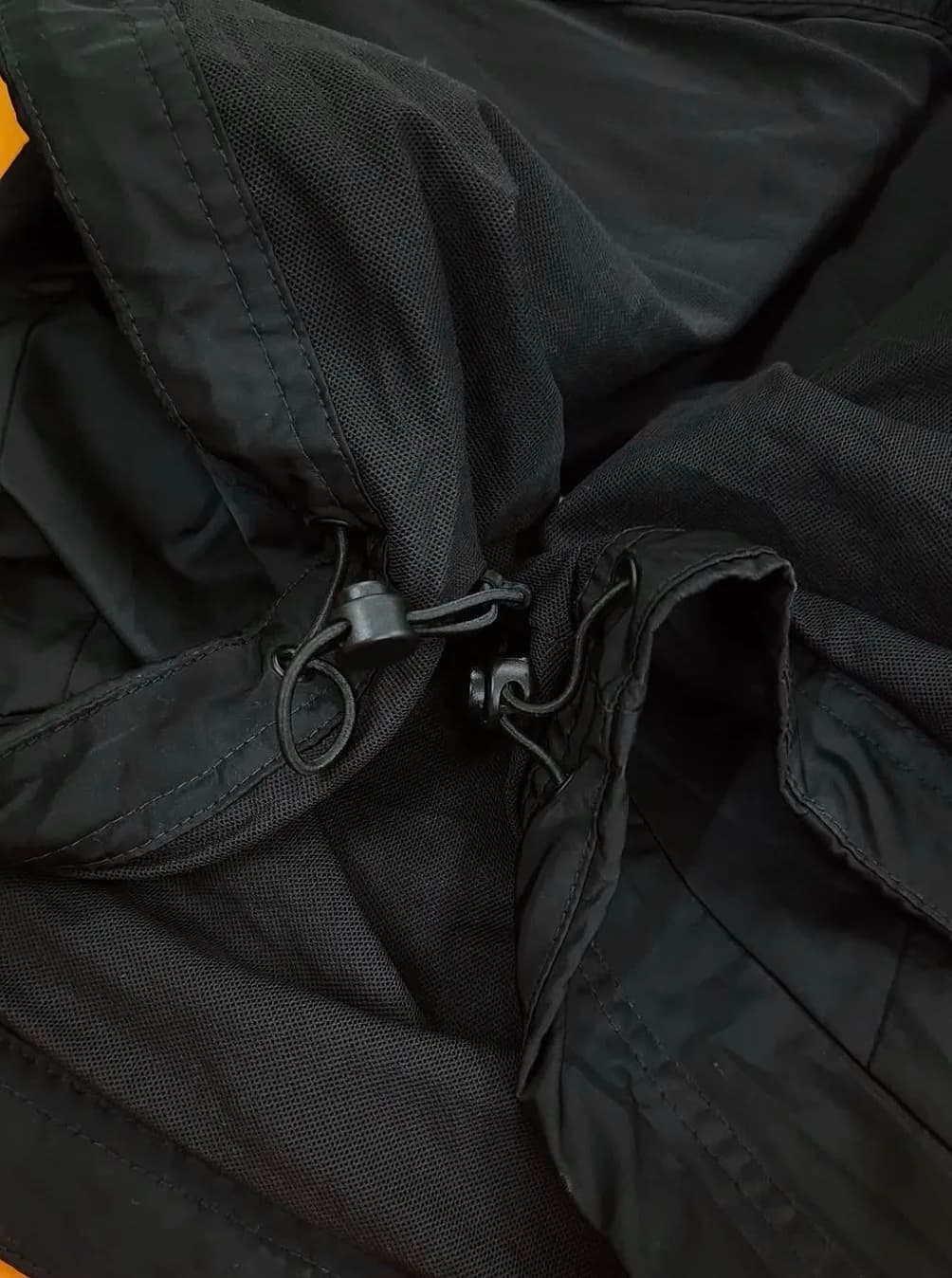 Puma thrift windbreaker jacket India close-up