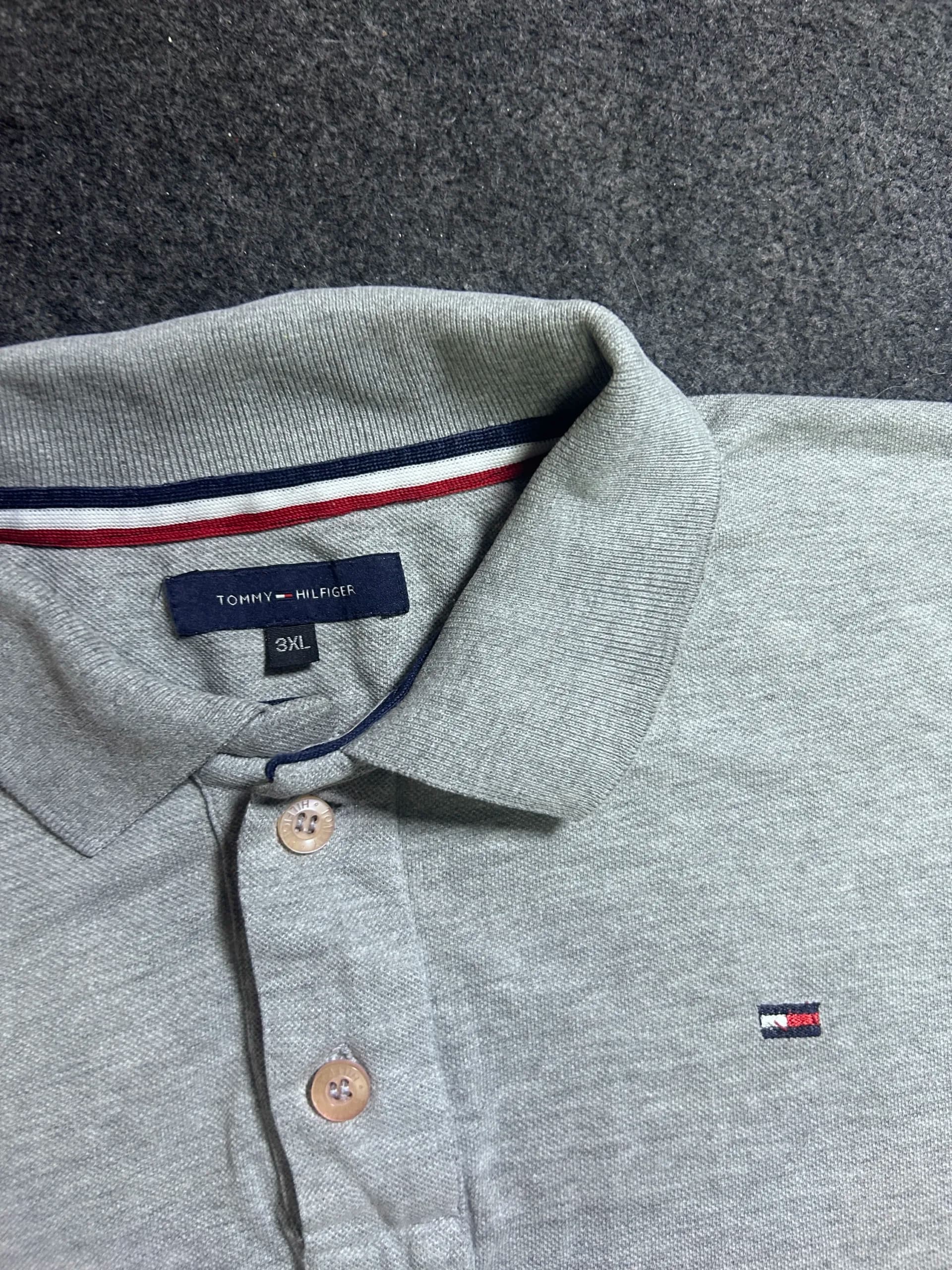 Tommy Hilfiger thrift polo shirt India close-up