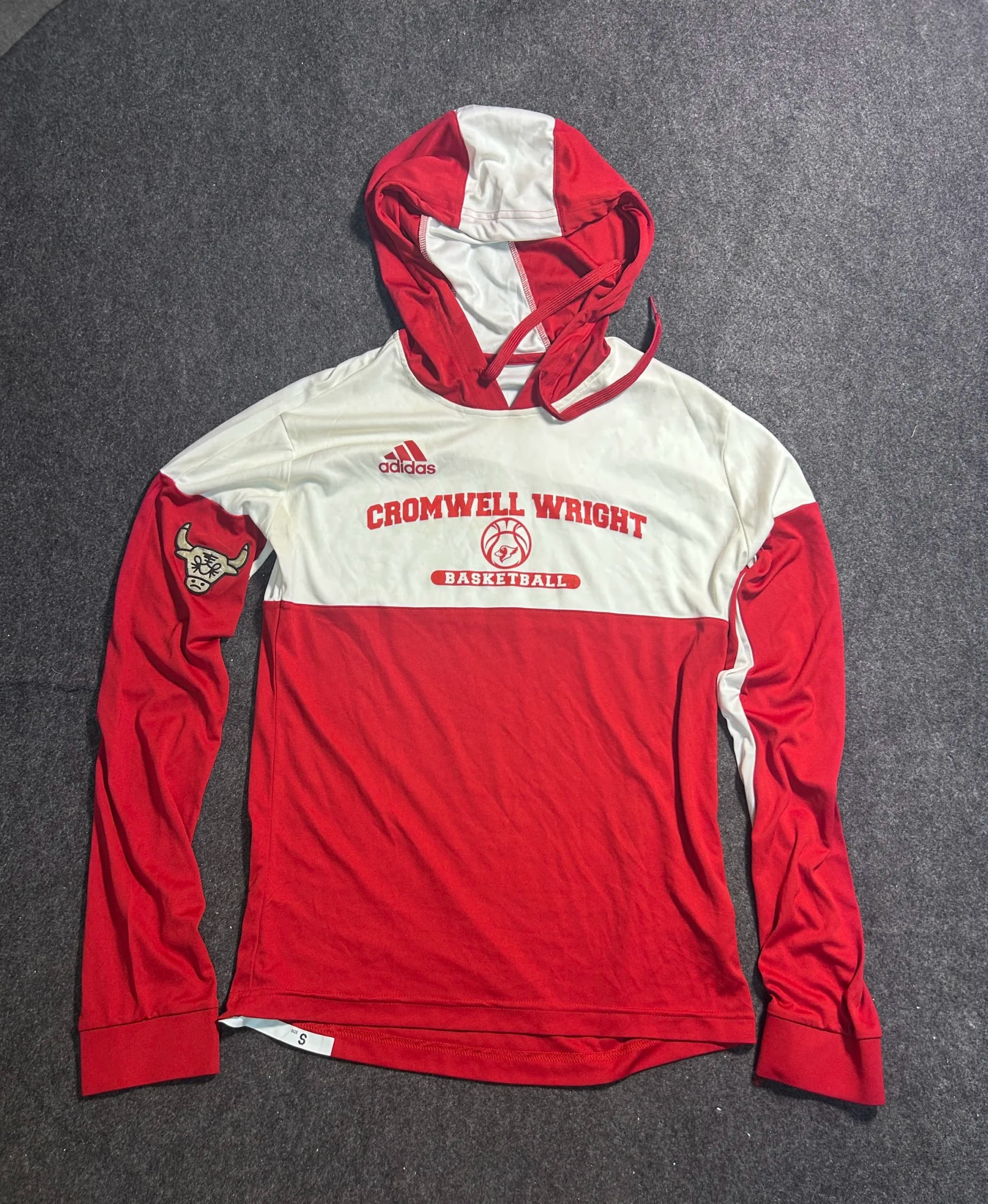Adidas thrift hoodie India back view