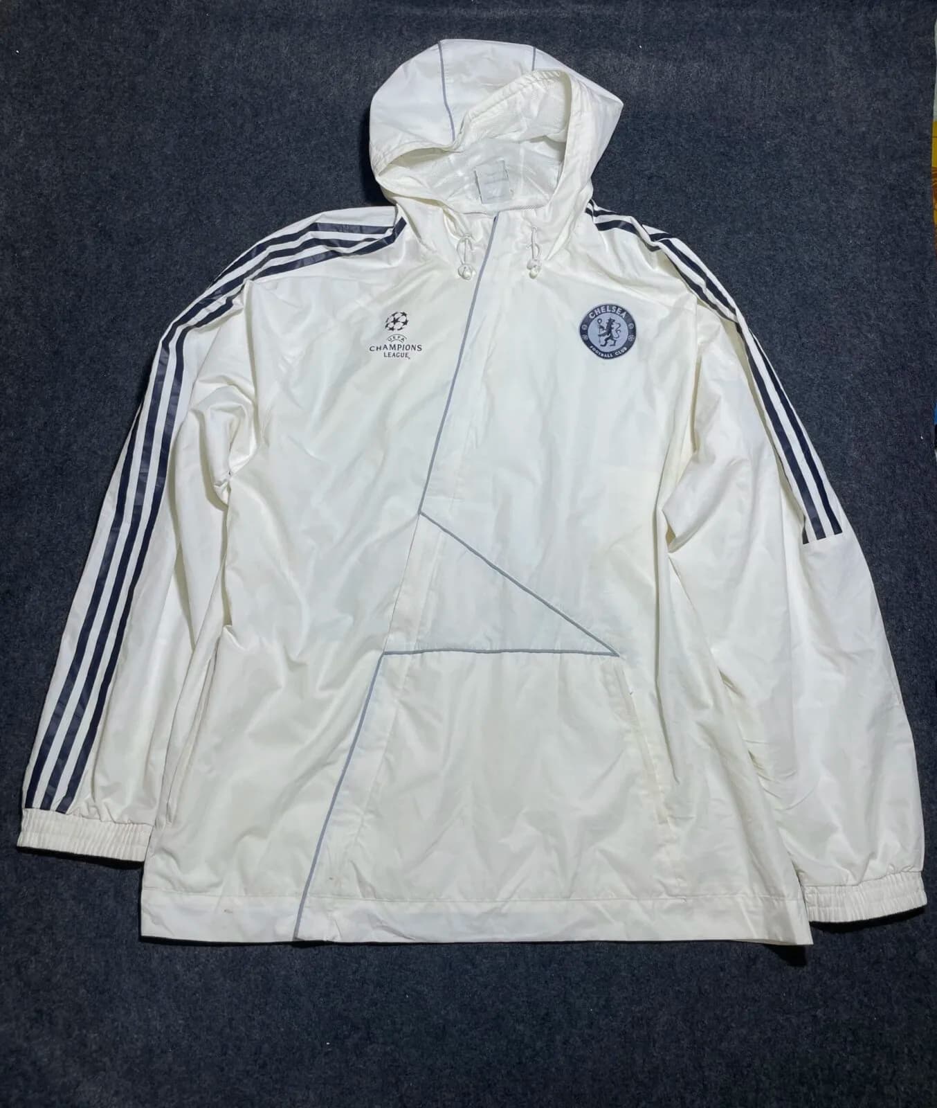 Adidas thrift jacket India back view