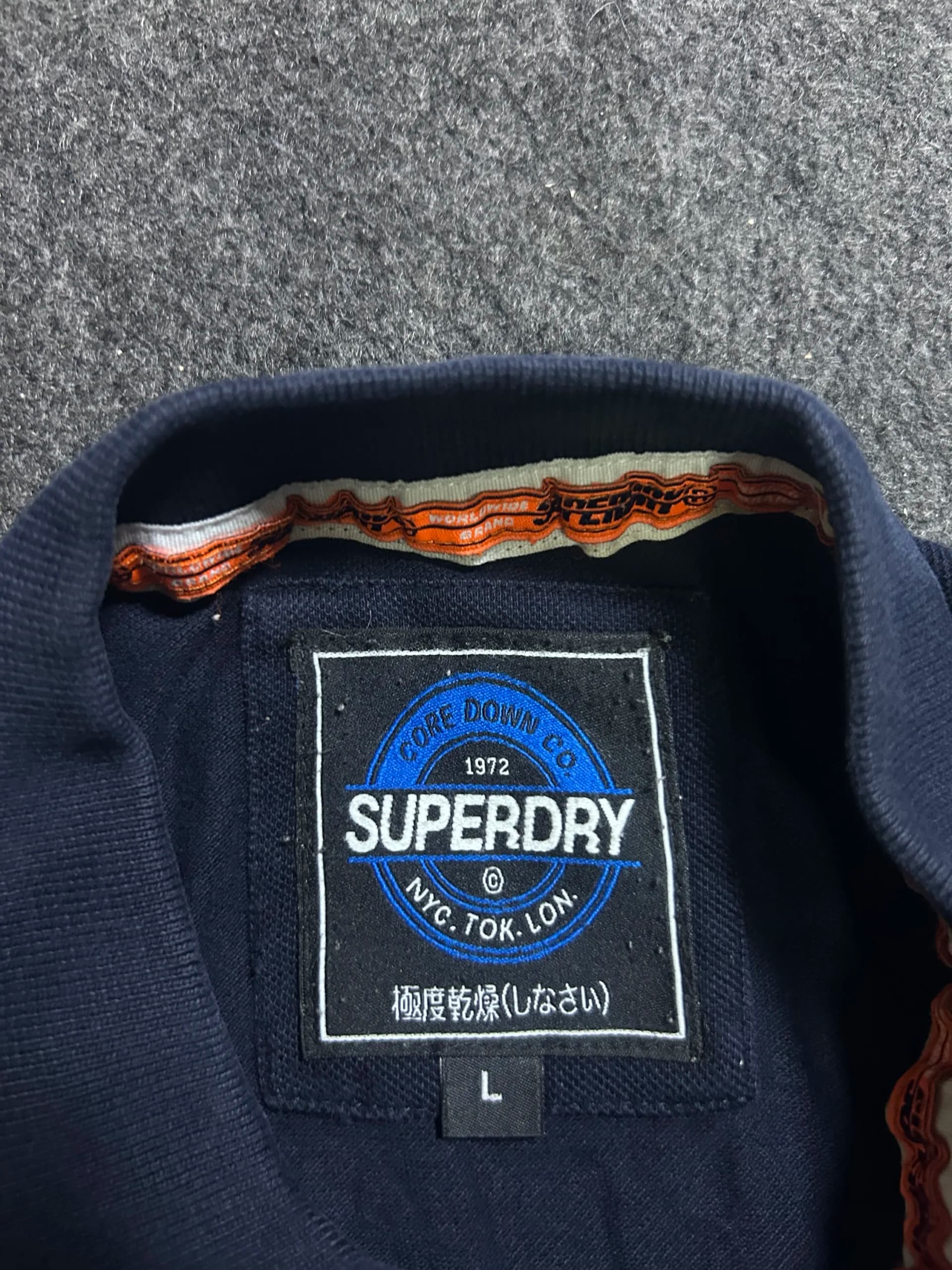 Superdry thrift polo shirt India close-up