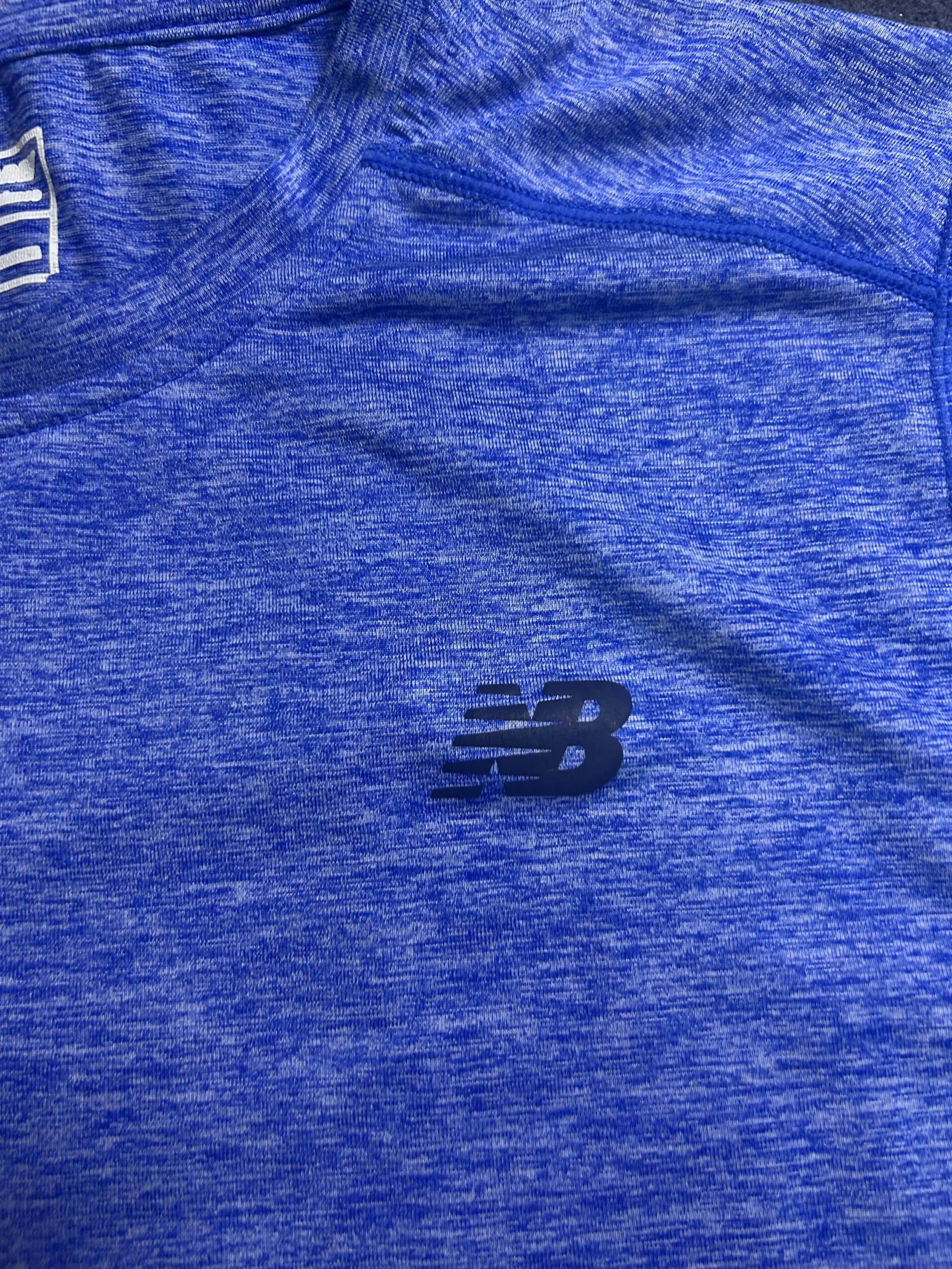 New Balance thrift t-shirt India close-up