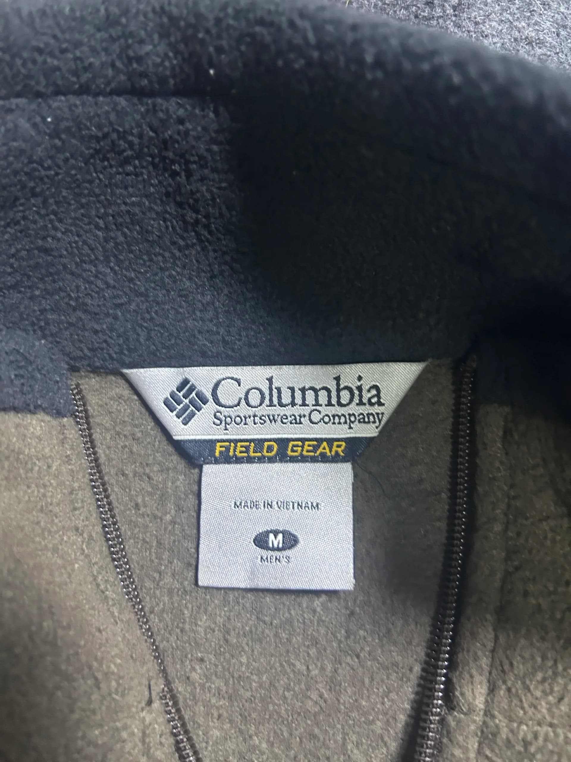 Columbia thrift fleece jacket India close-up