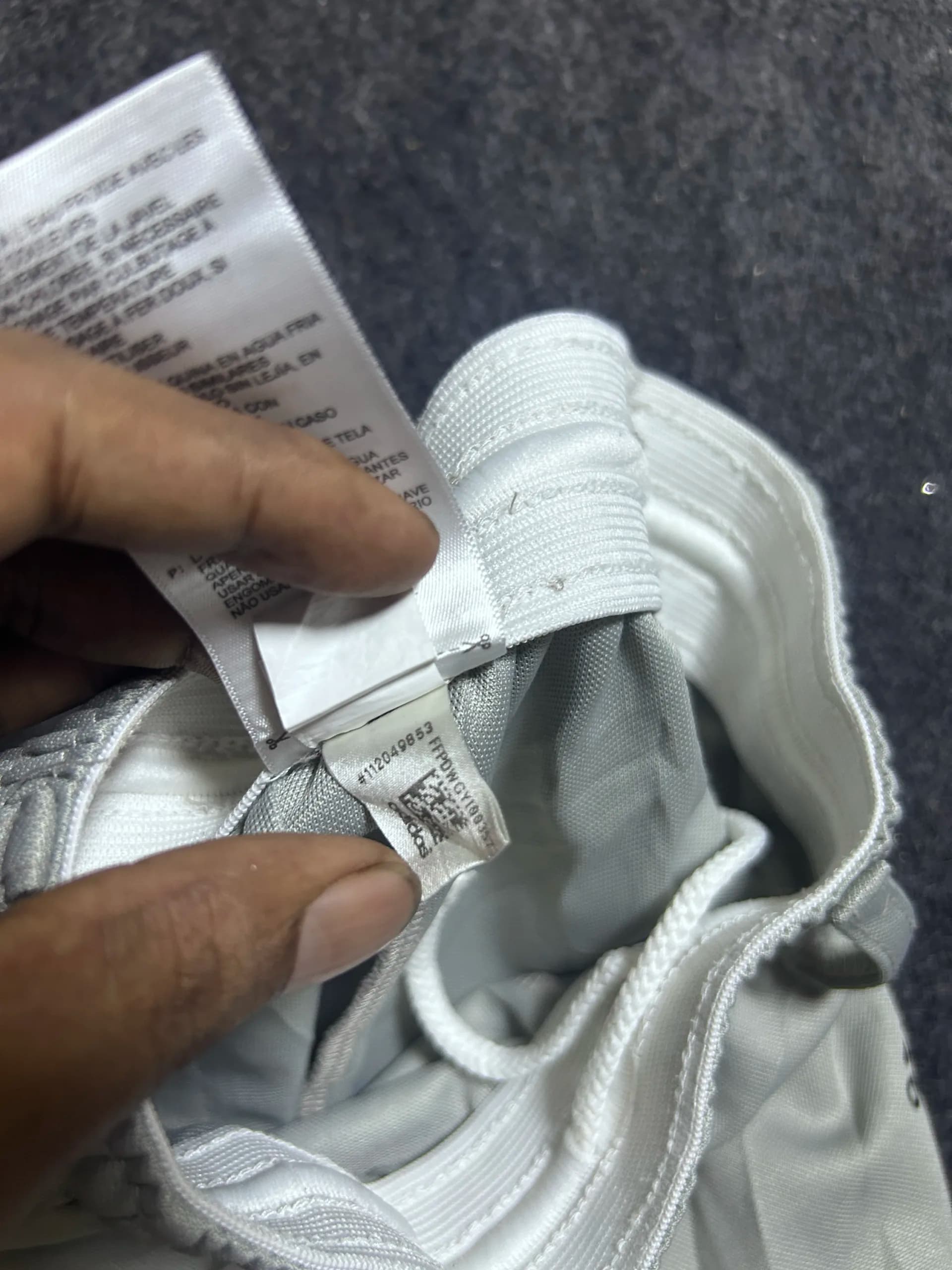 Adidas thrift track pants India detail view
