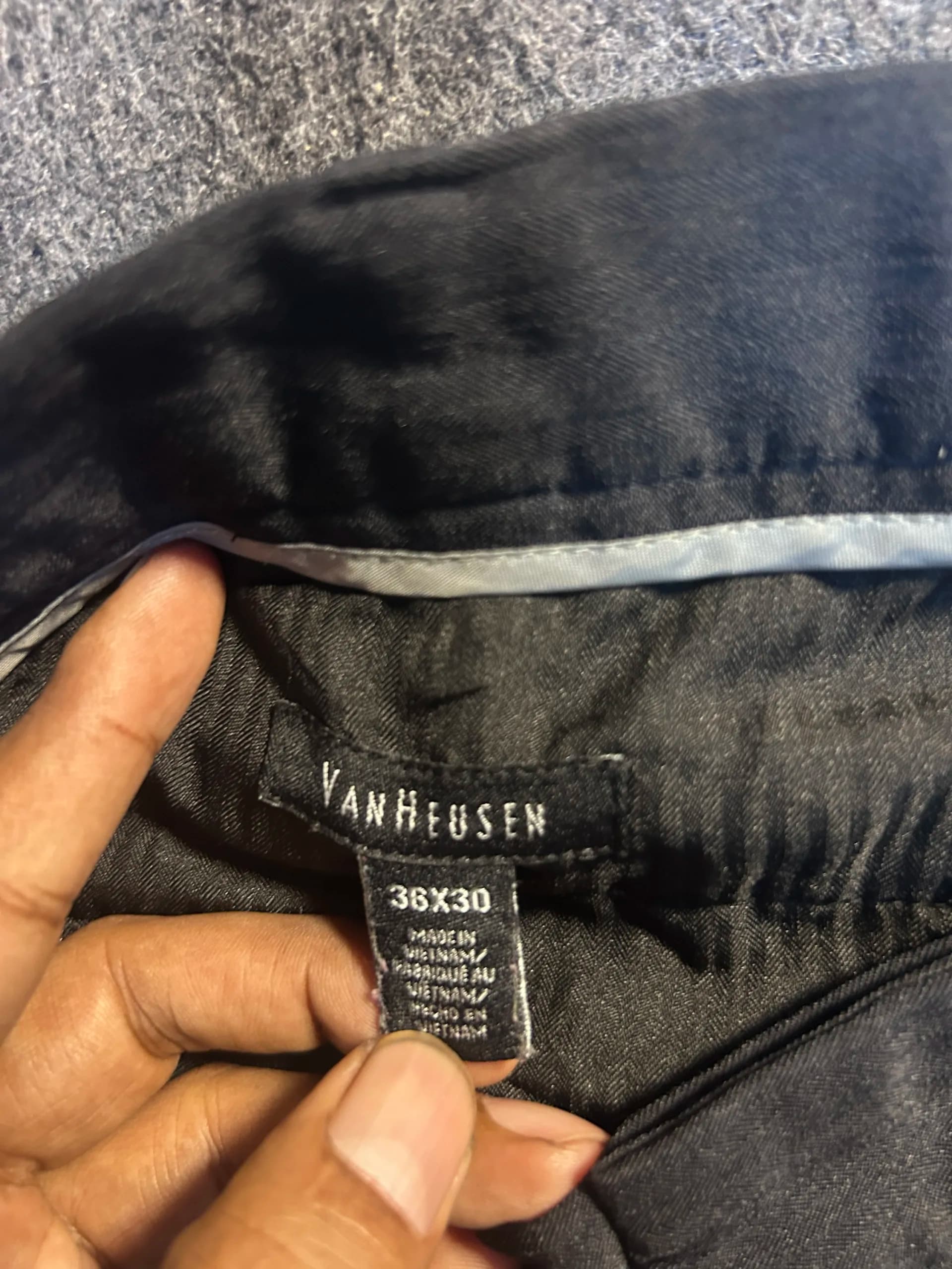 Branded thrift trousers India detail view