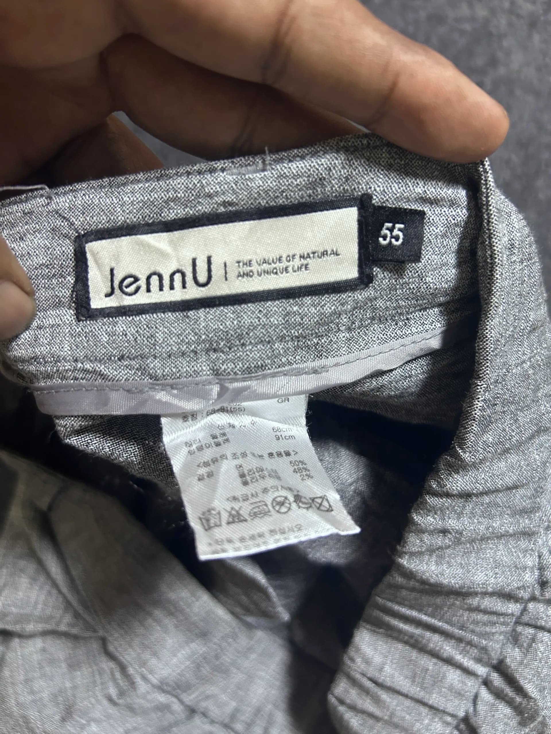 Branded thrift pants India detail view