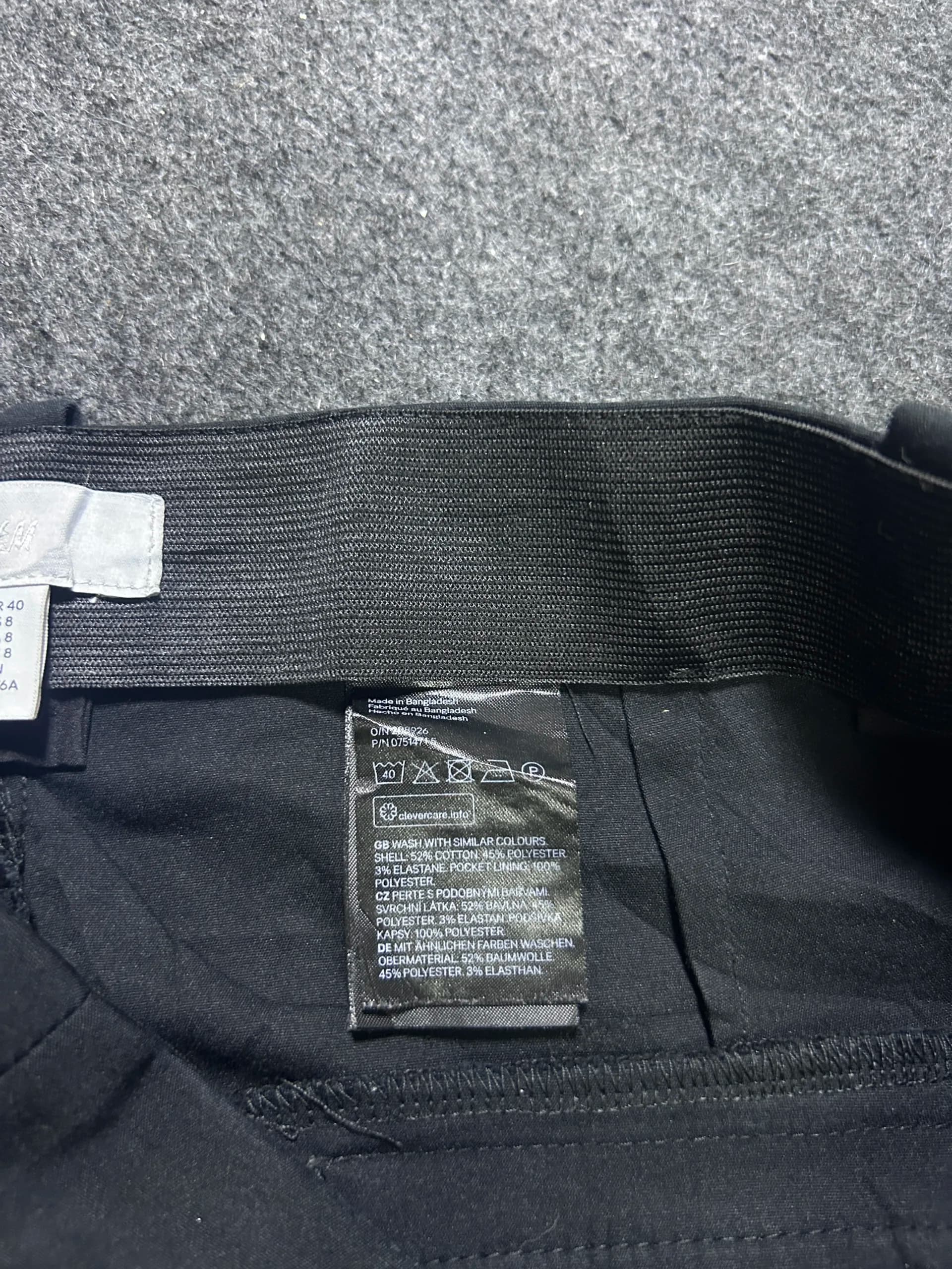 Branded thrift trousers India close-up