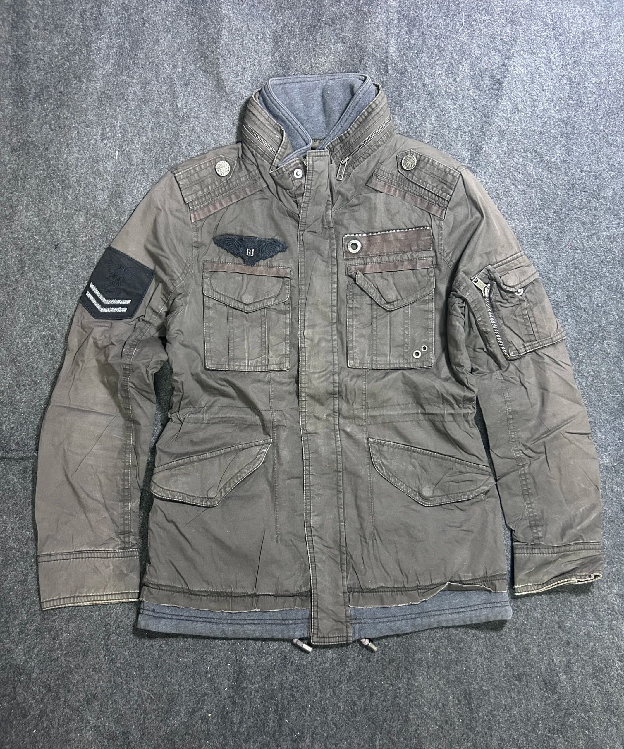Branded thrift jacket India back view