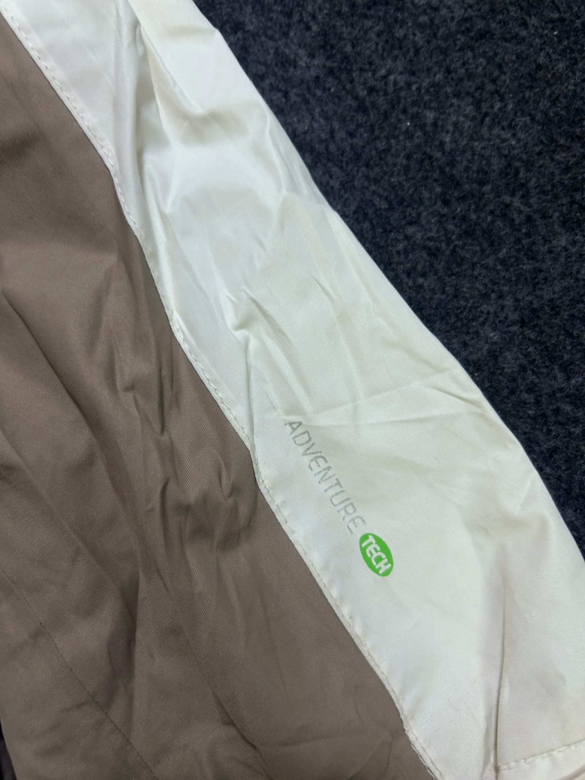 Branded thrift waterproof jacket India detail view