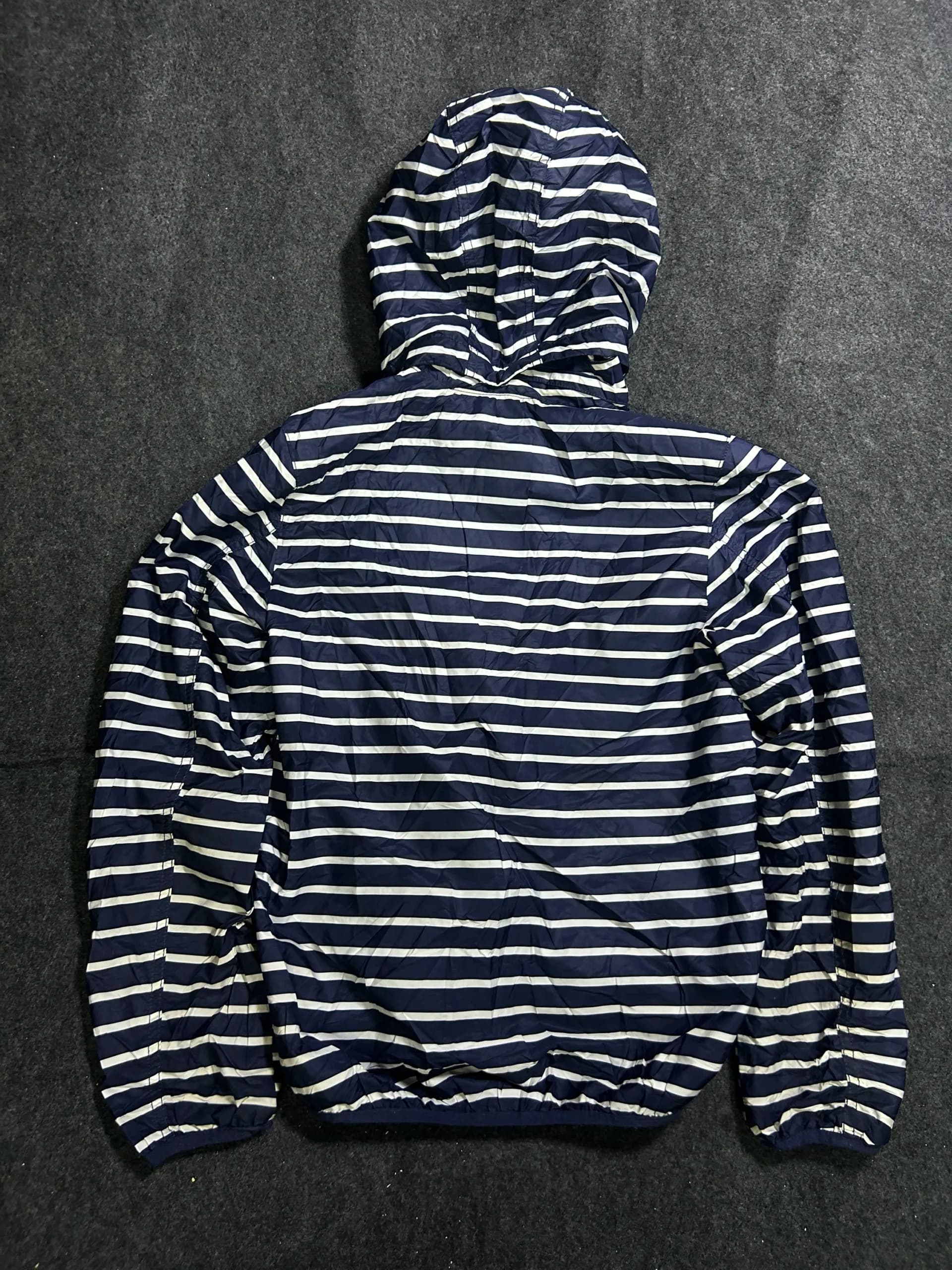 Branded thrift windbreaker jacket India back view