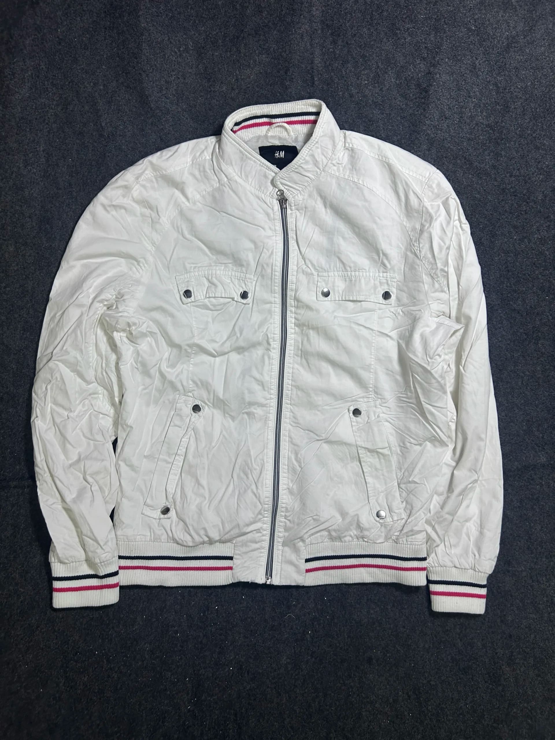 Branded thrift bomber jacket India back view
