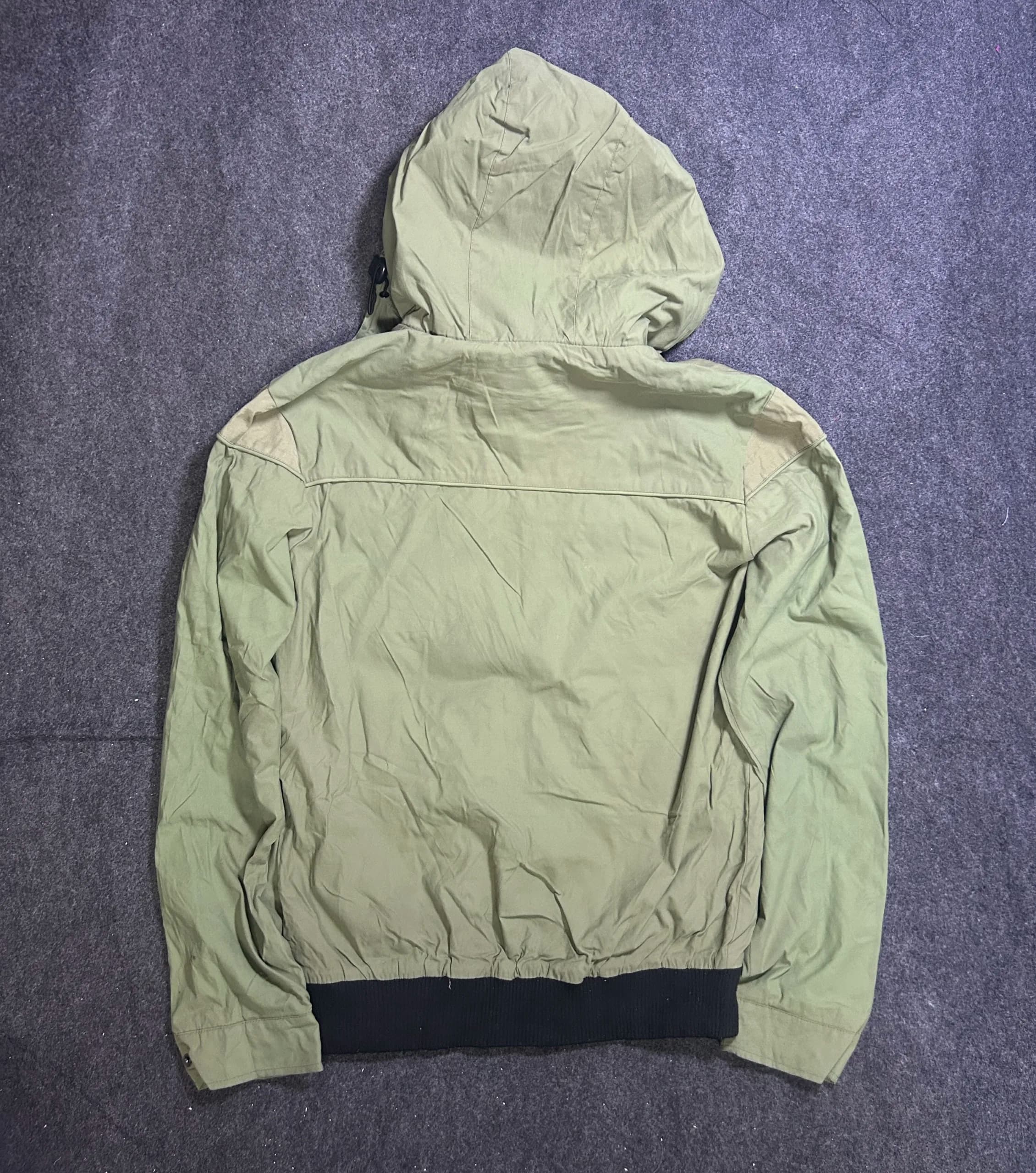 Branded thrift jacket India detail view