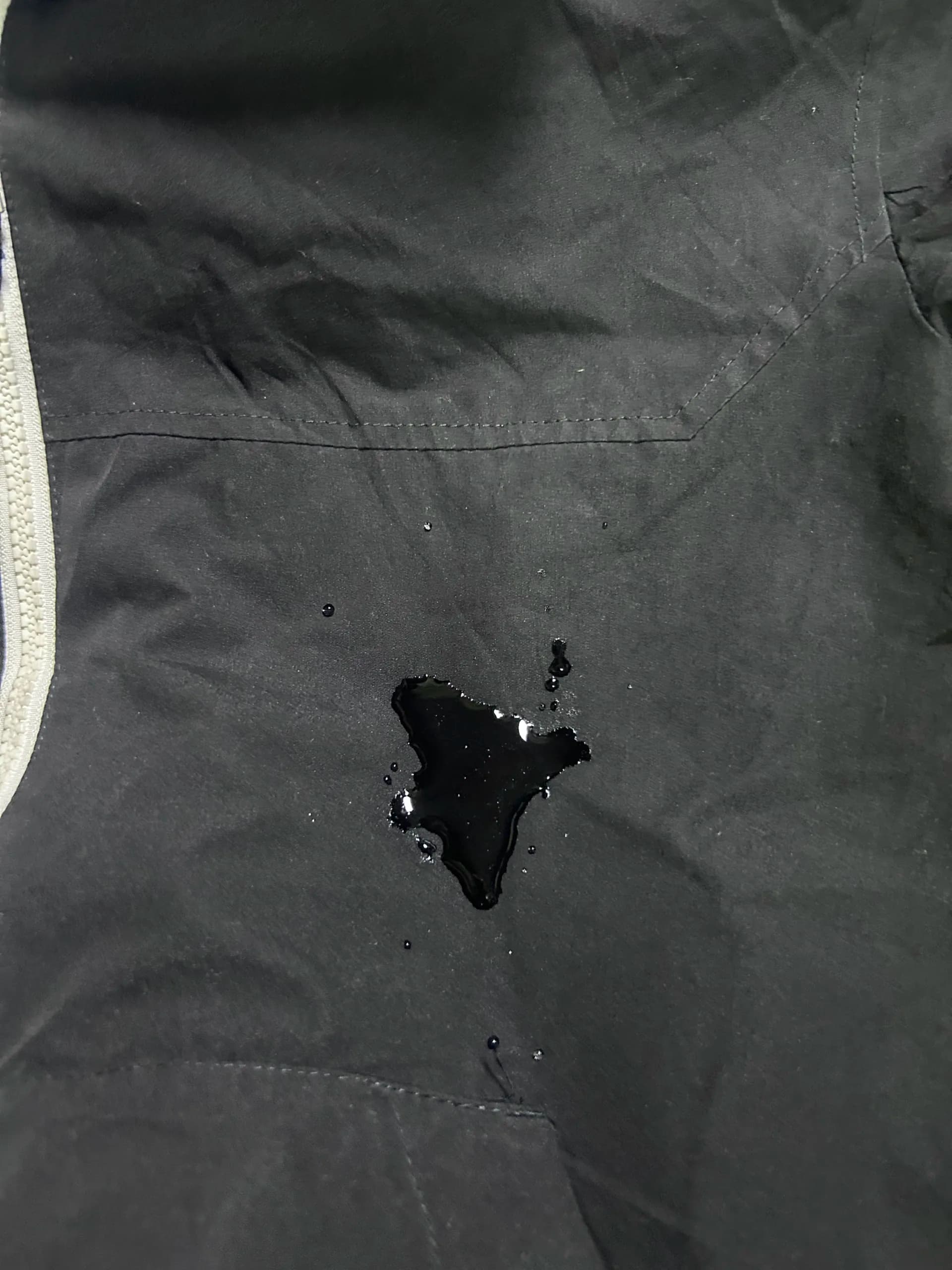 Branded thrift jacket India close-up
