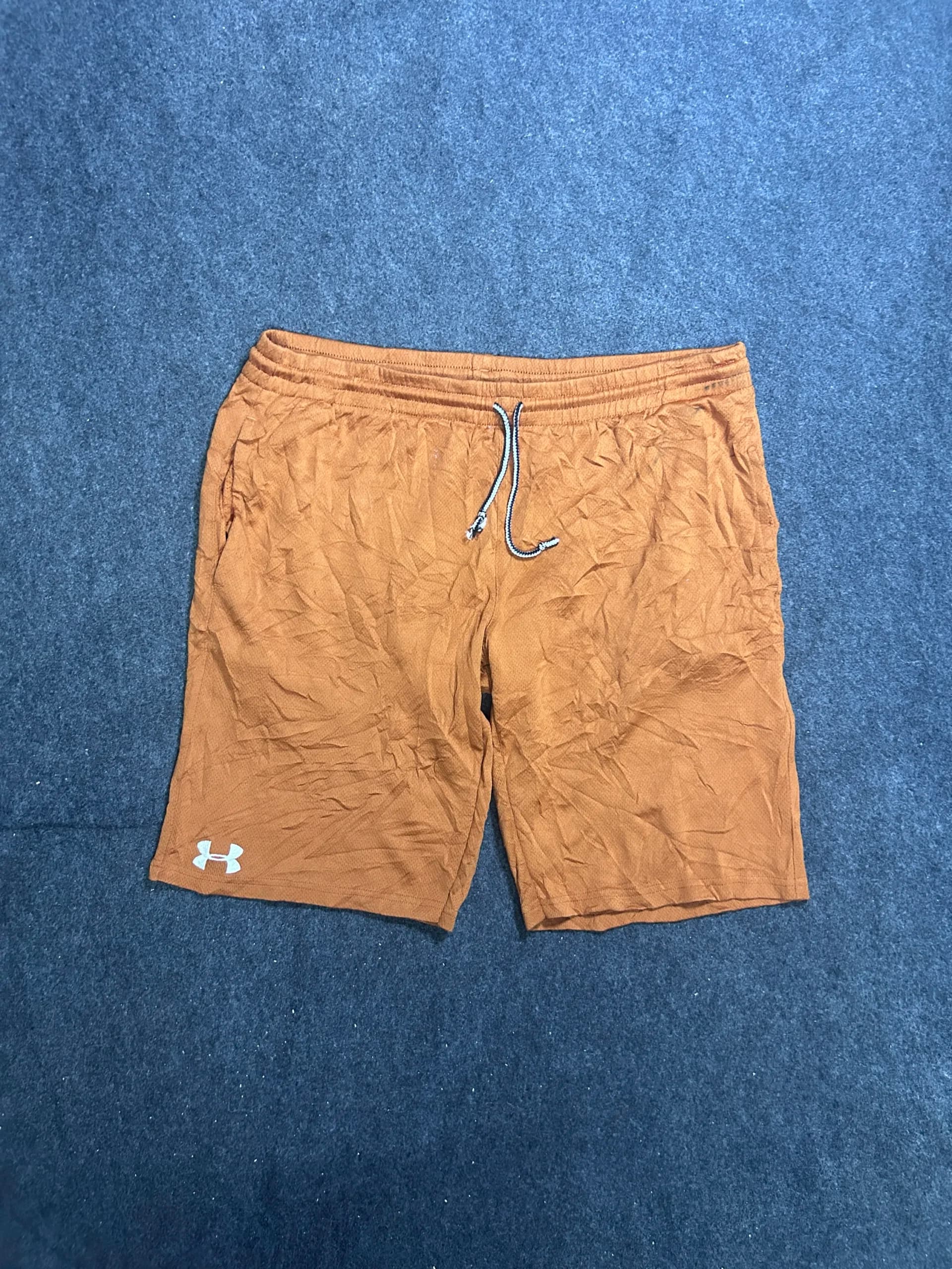 Under Armour Men’s Brown Training Shorts Drawstring Athletic Sportswear L