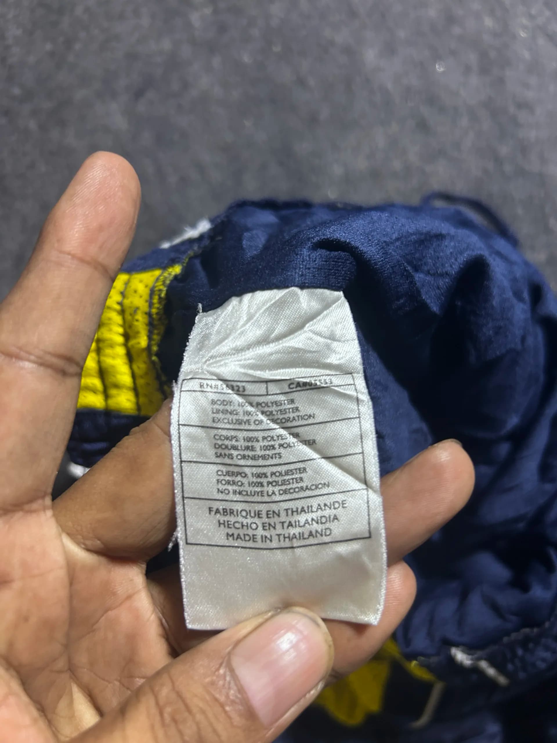 Nike Dri-FIT thrift shorts India detail view