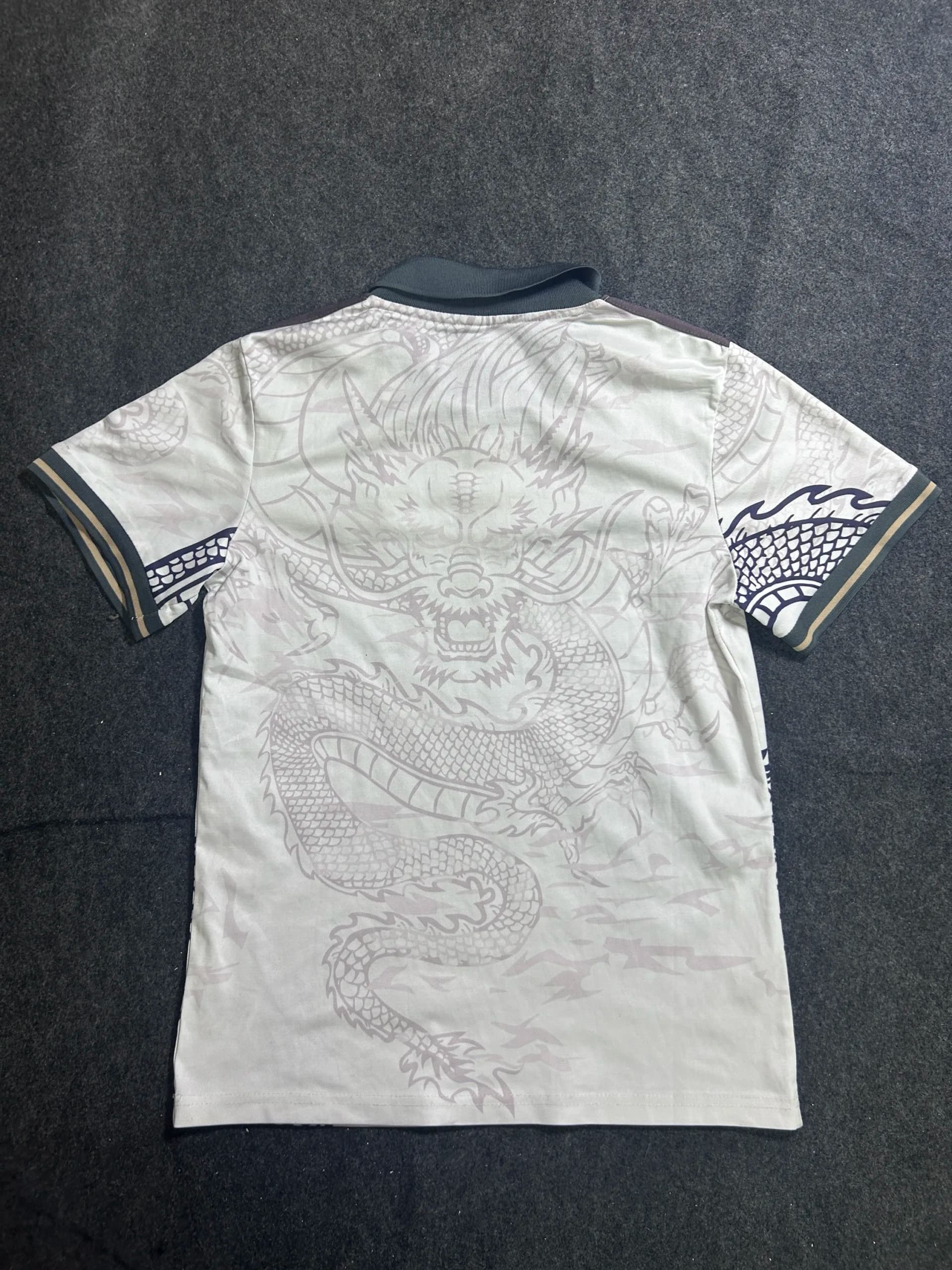 Adidas thrift polo shirt India back view