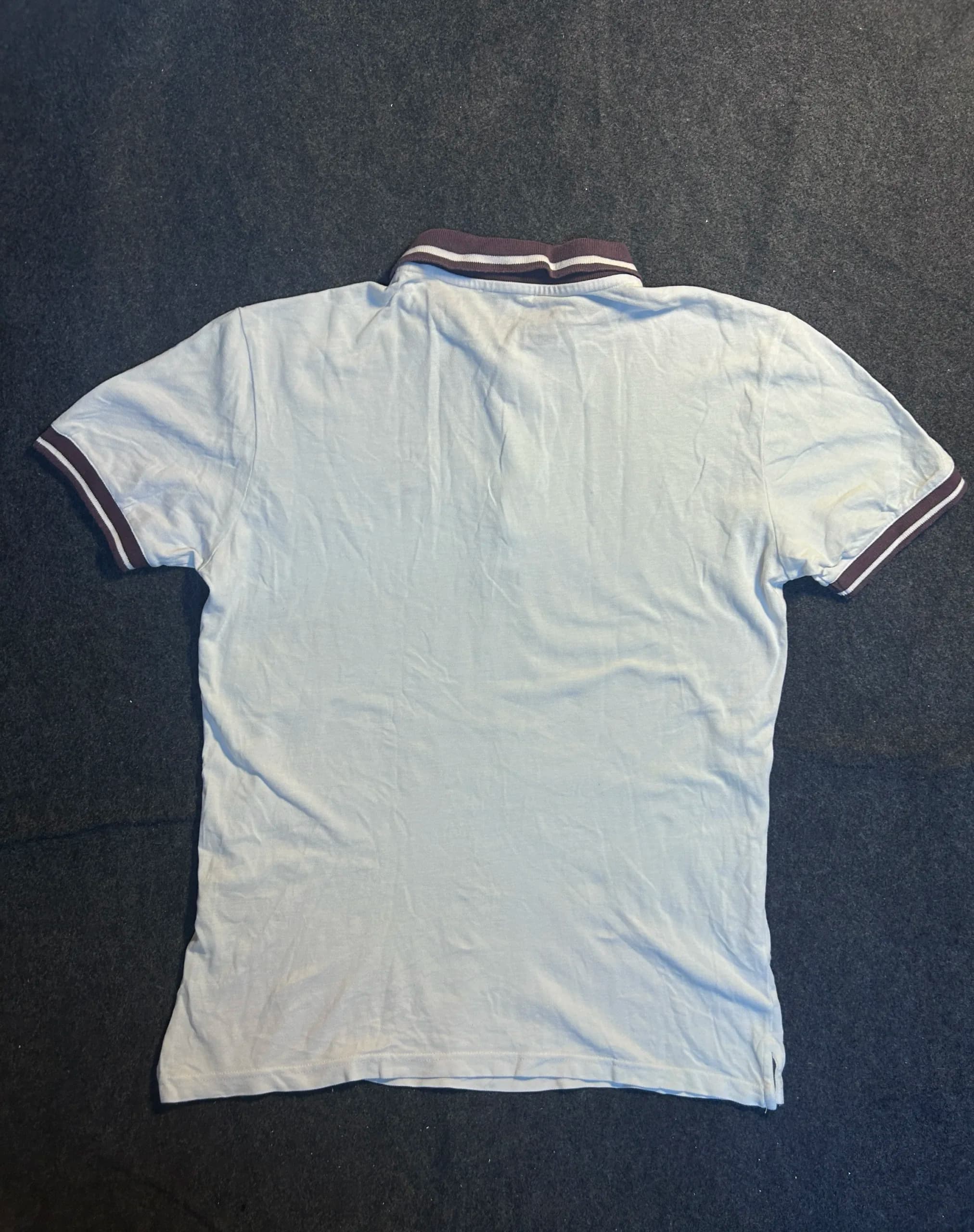 Branded thrift polo shirt India back view