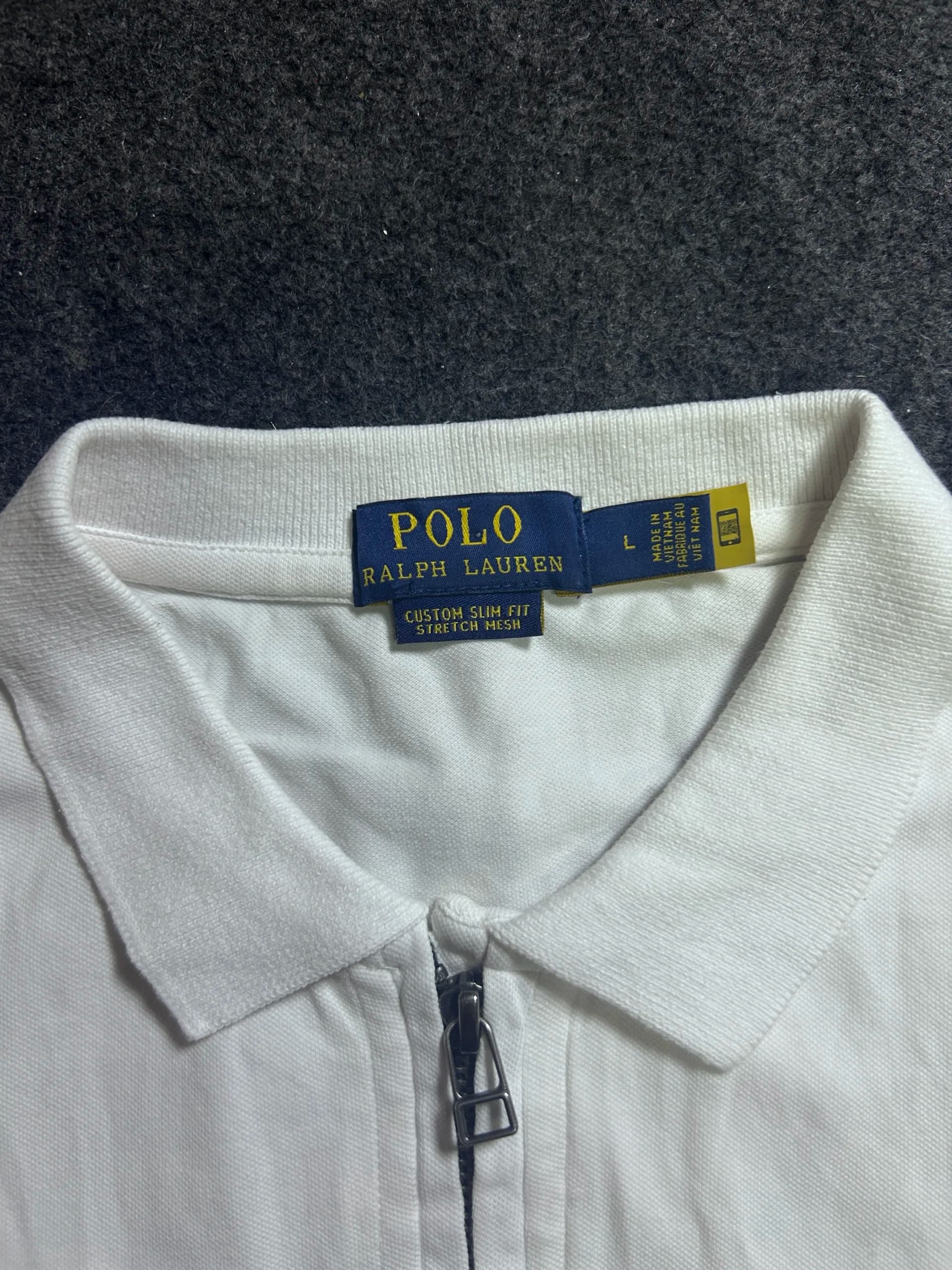 Ralph Lauren thrift polo shirt India close-up