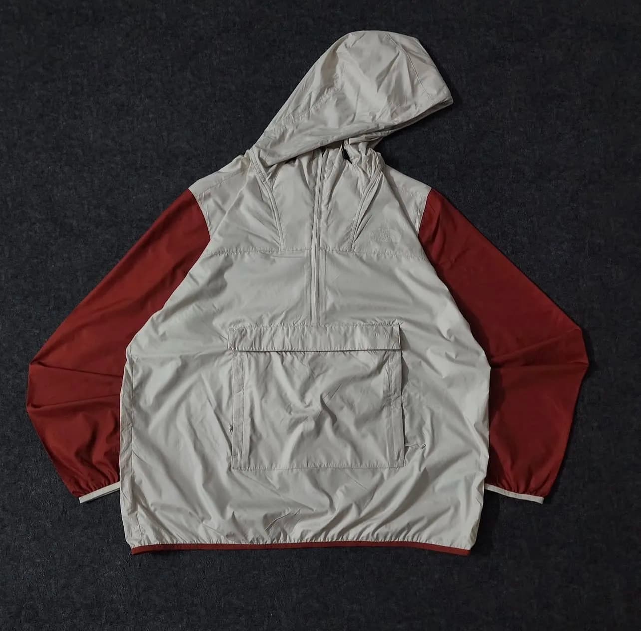 The North Face thrift windbreaker jacket India back view