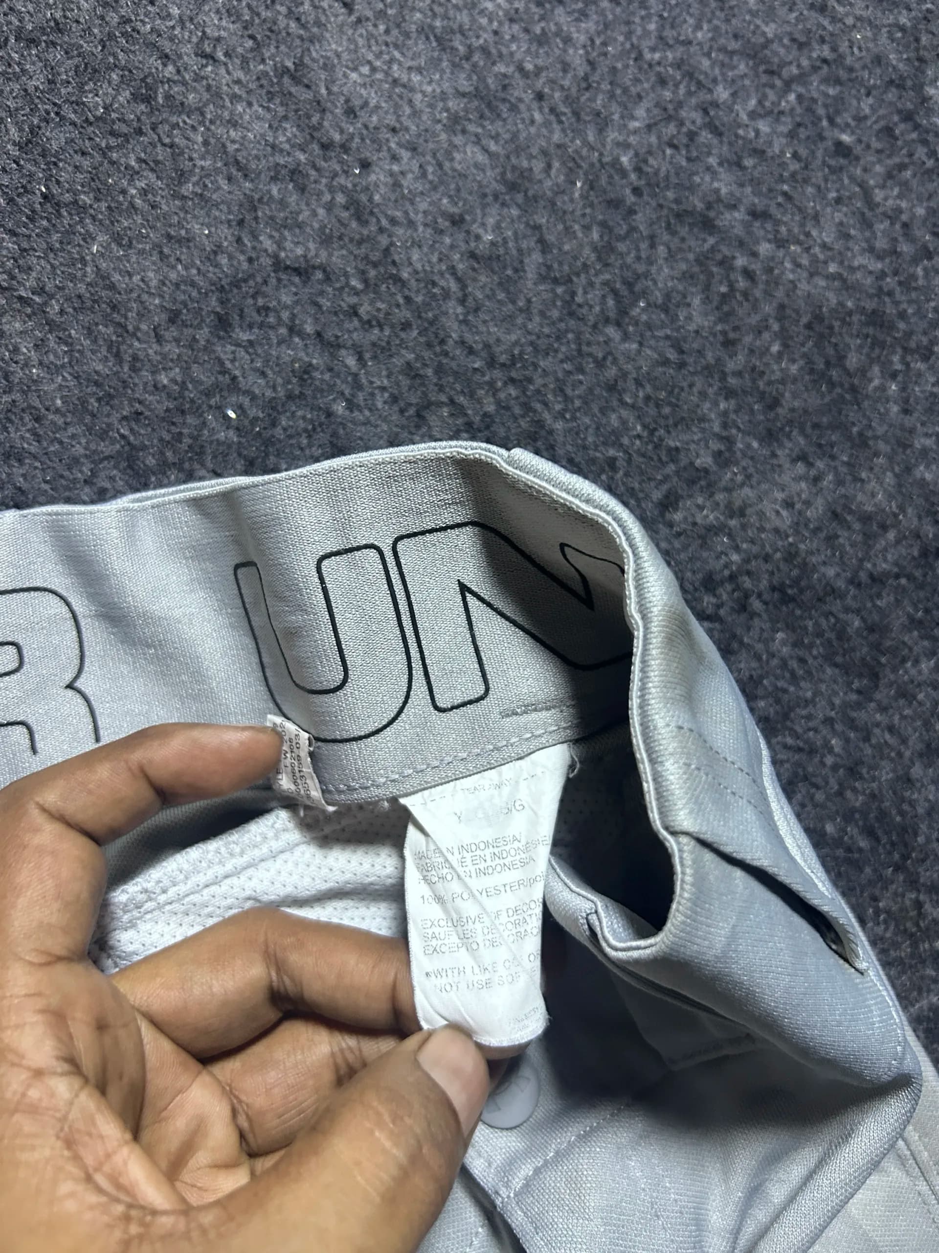 Under Armour thrift shorts India close-up