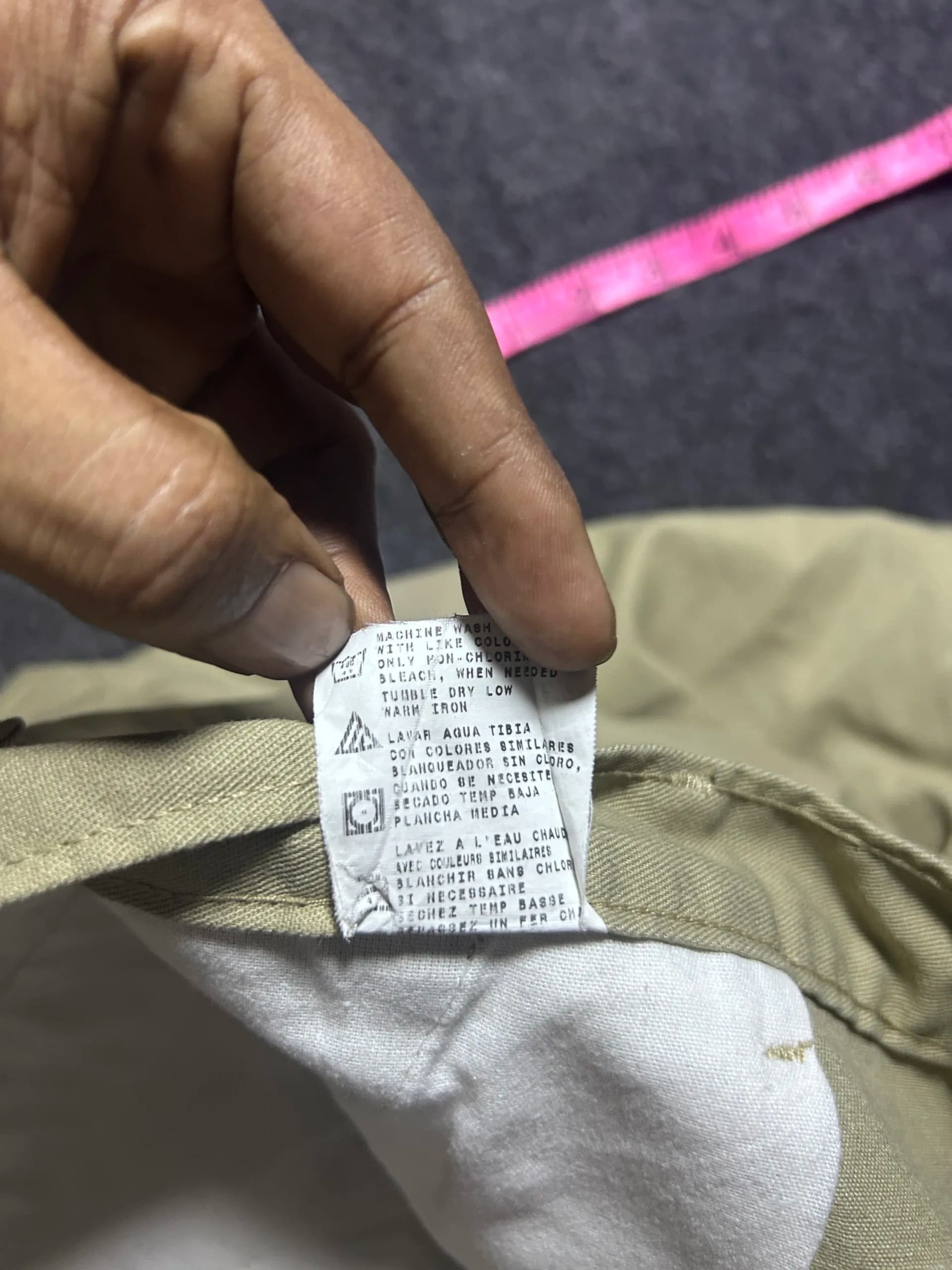Branded thrift pants India close-up