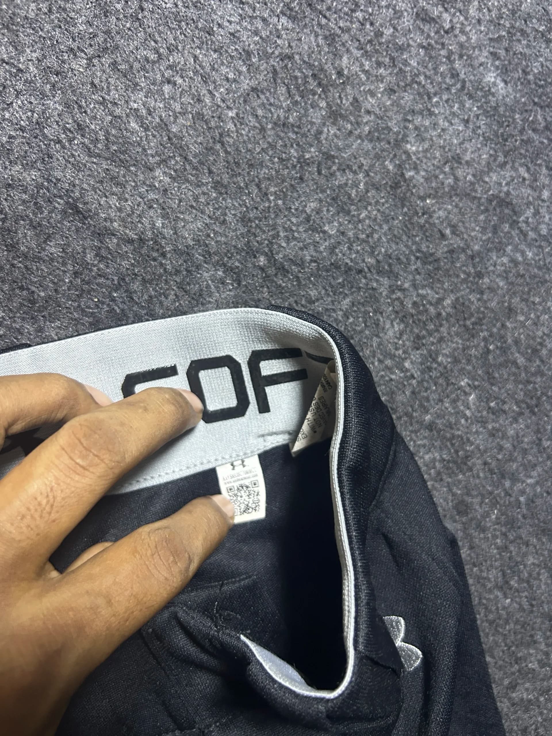 Under Armour thrift shorts India close-up