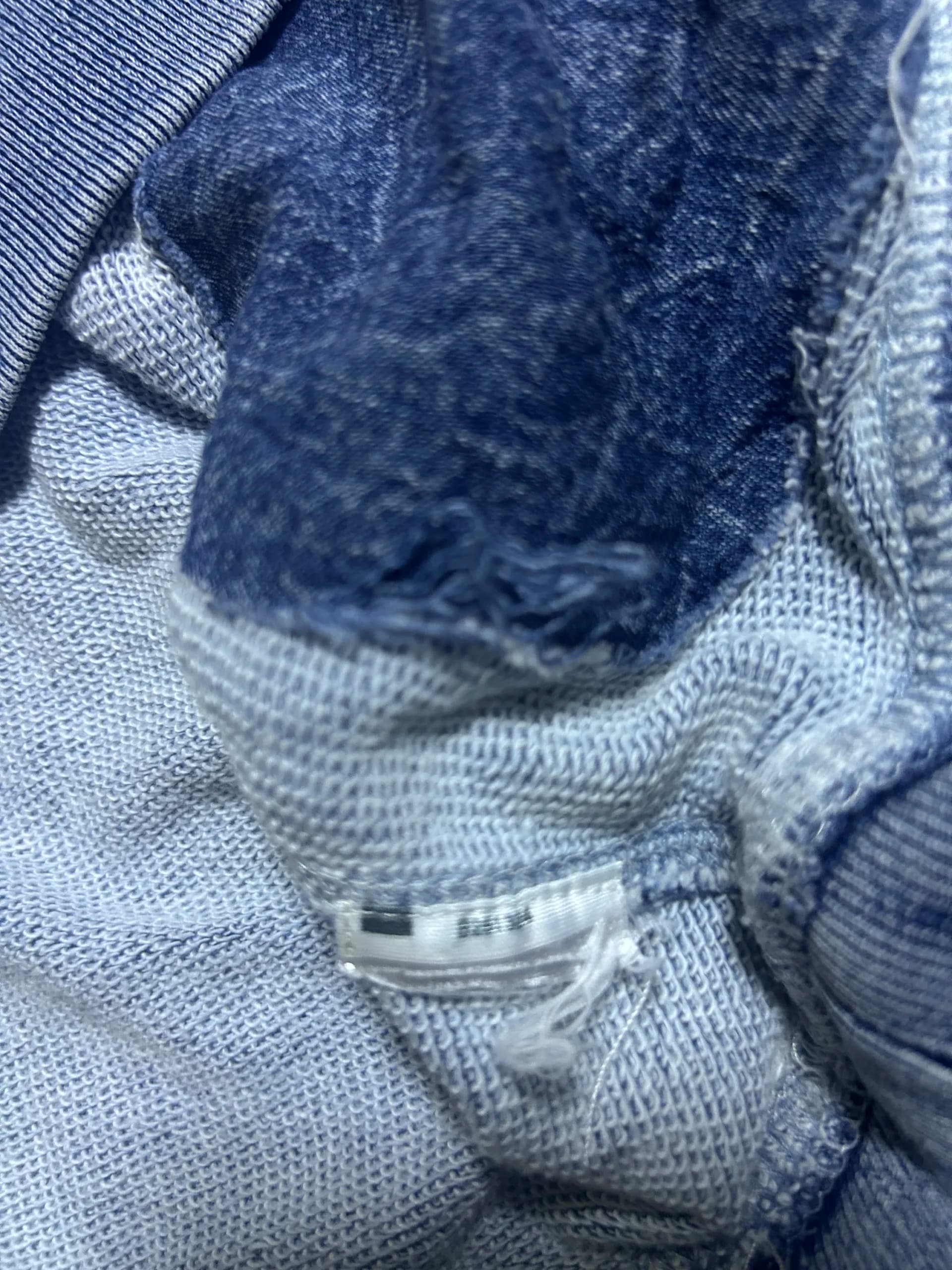Branded thrift sweatshirt India detail view