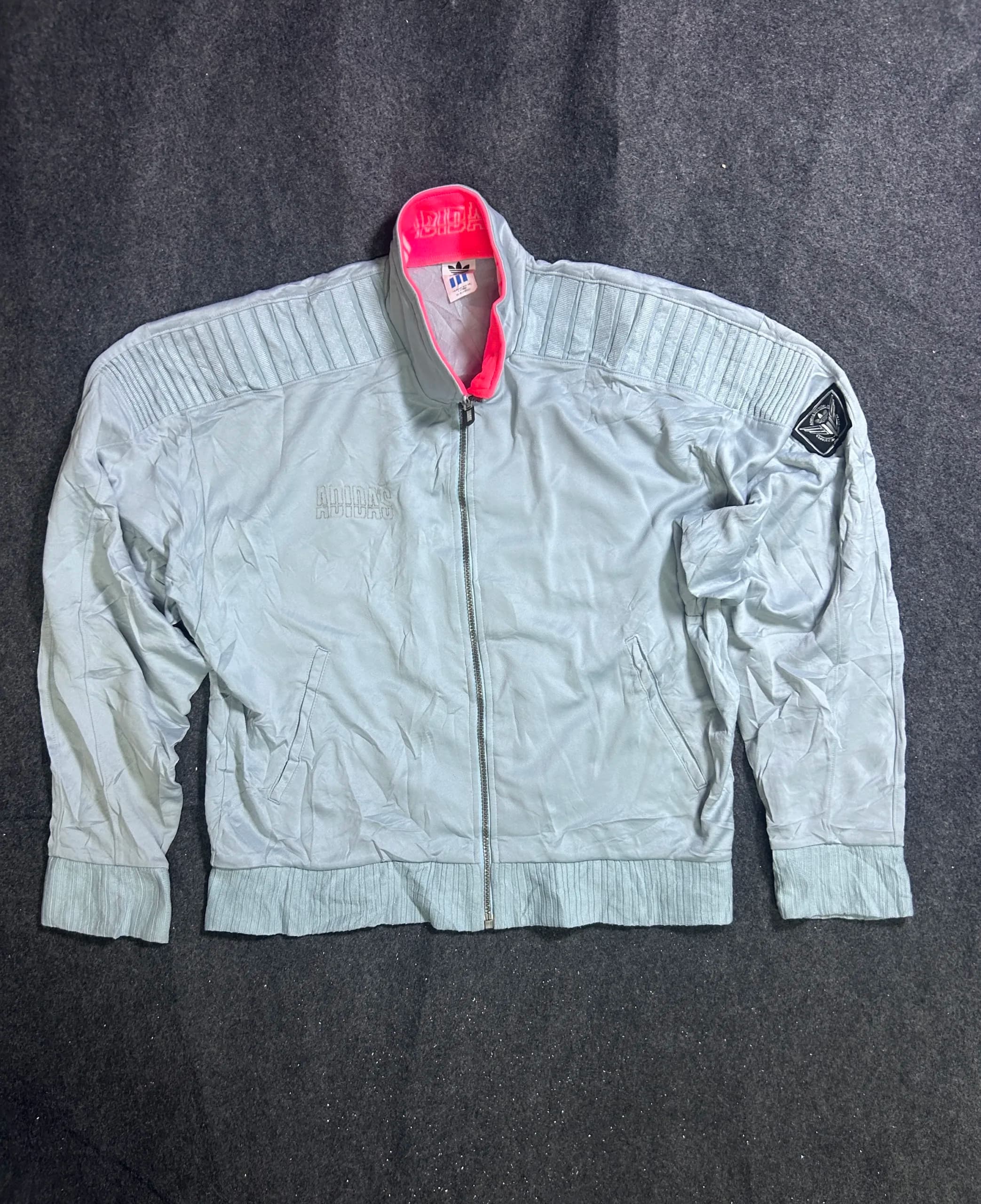 Adidas thrift track jacket India back view