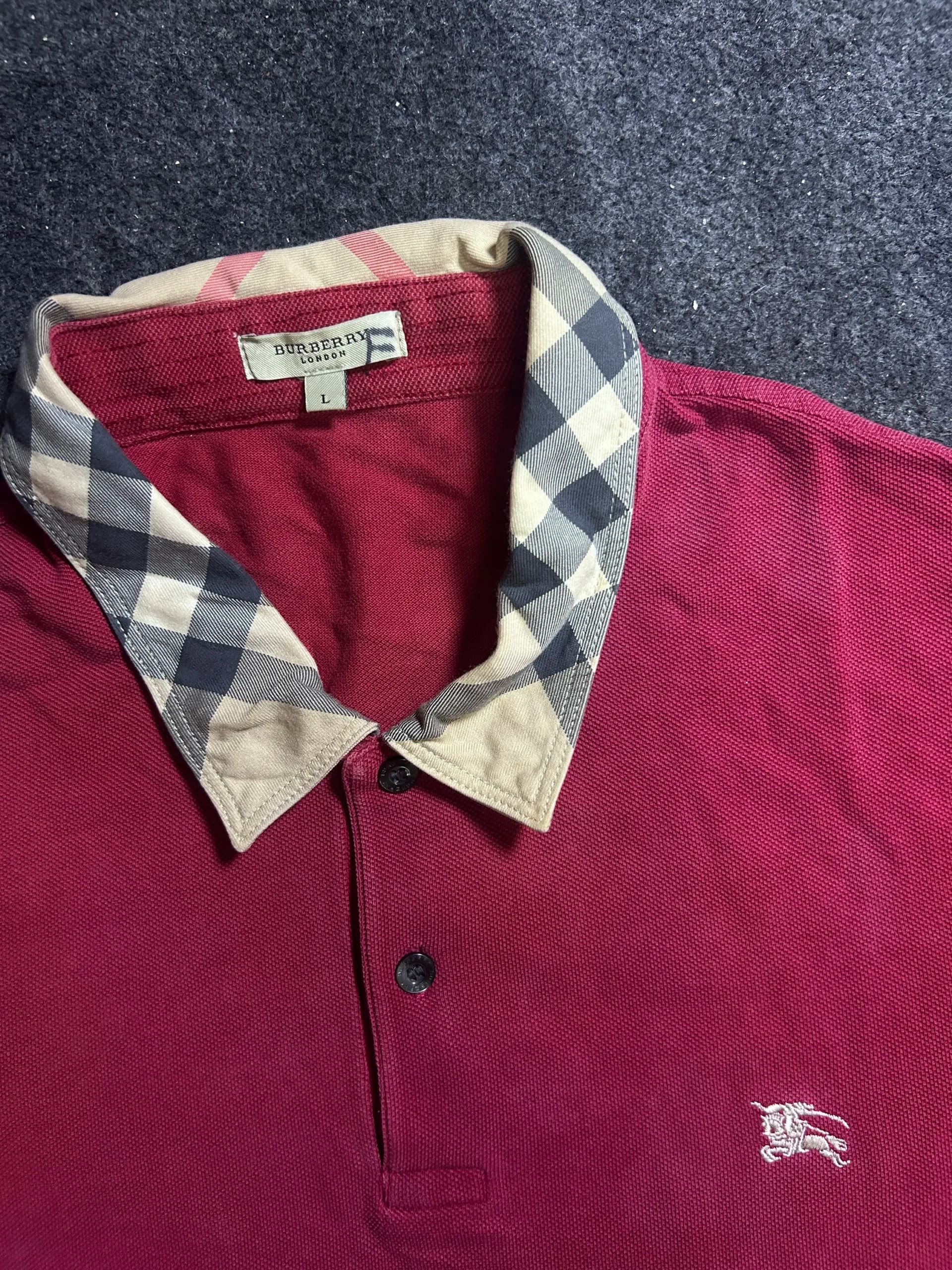 Branded thrift polo shirt India back view
