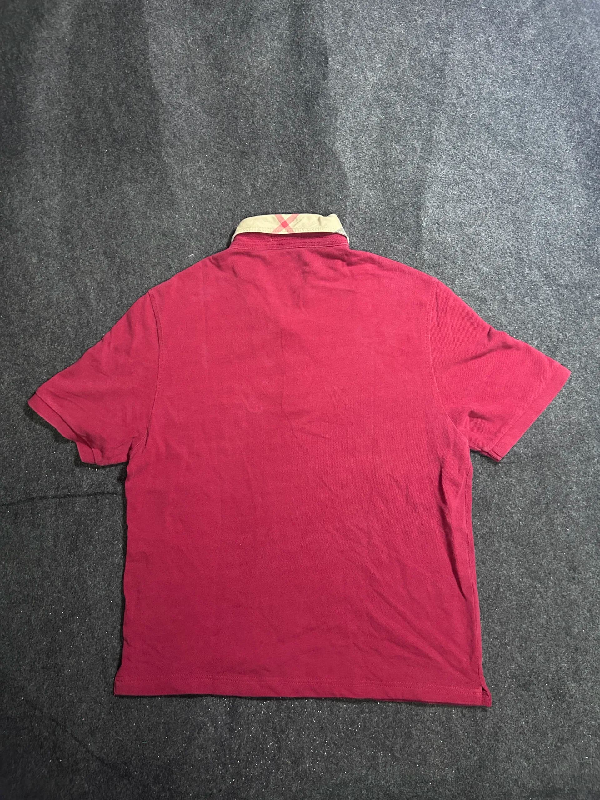 Branded thrift polo shirt India detail view