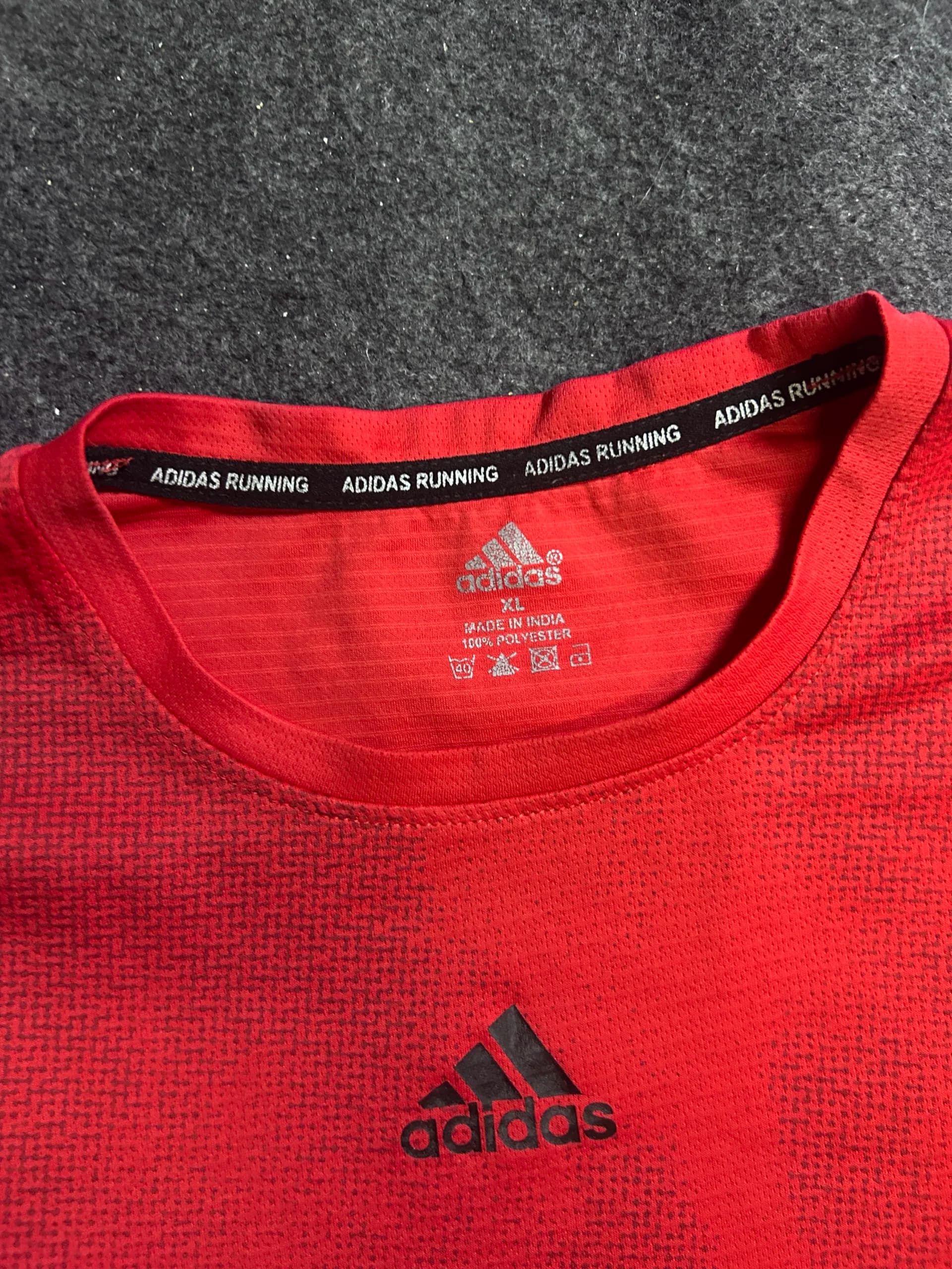 Adidas thrift t-shirt India back view