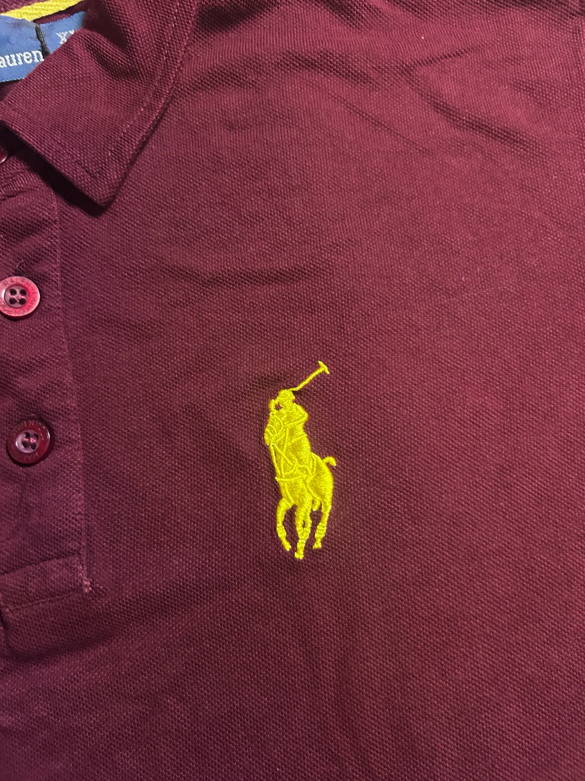 Ralph Lauren thrift polo shirt India back view