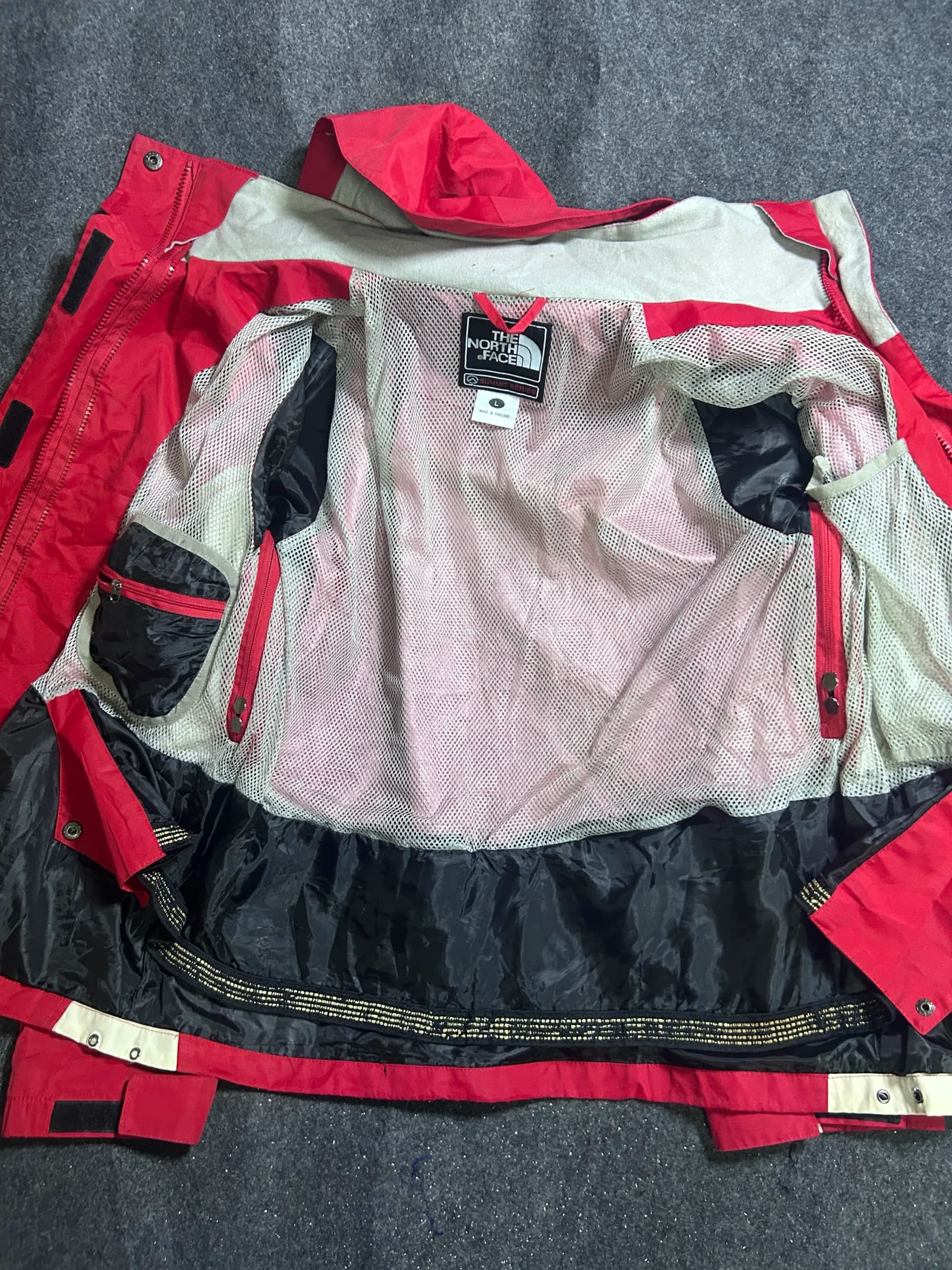 The North Face GORE-TEX thrift waterproof jacket India close-up