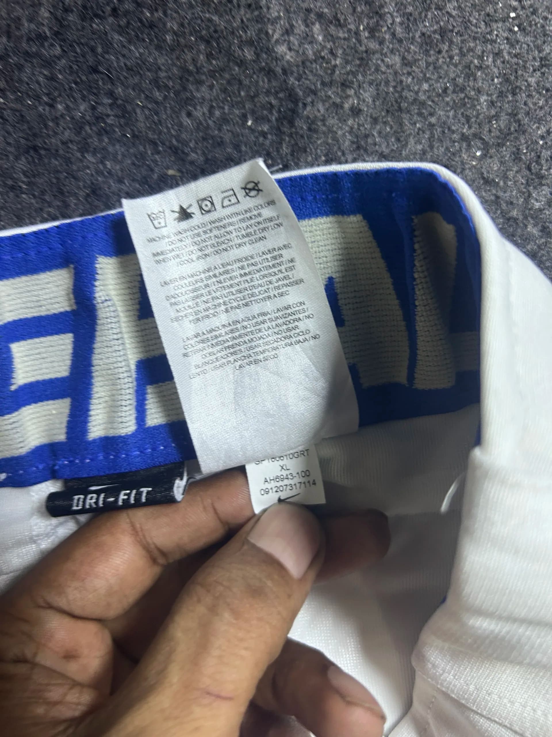 Nike Dri-FIT thrift shorts India close-up