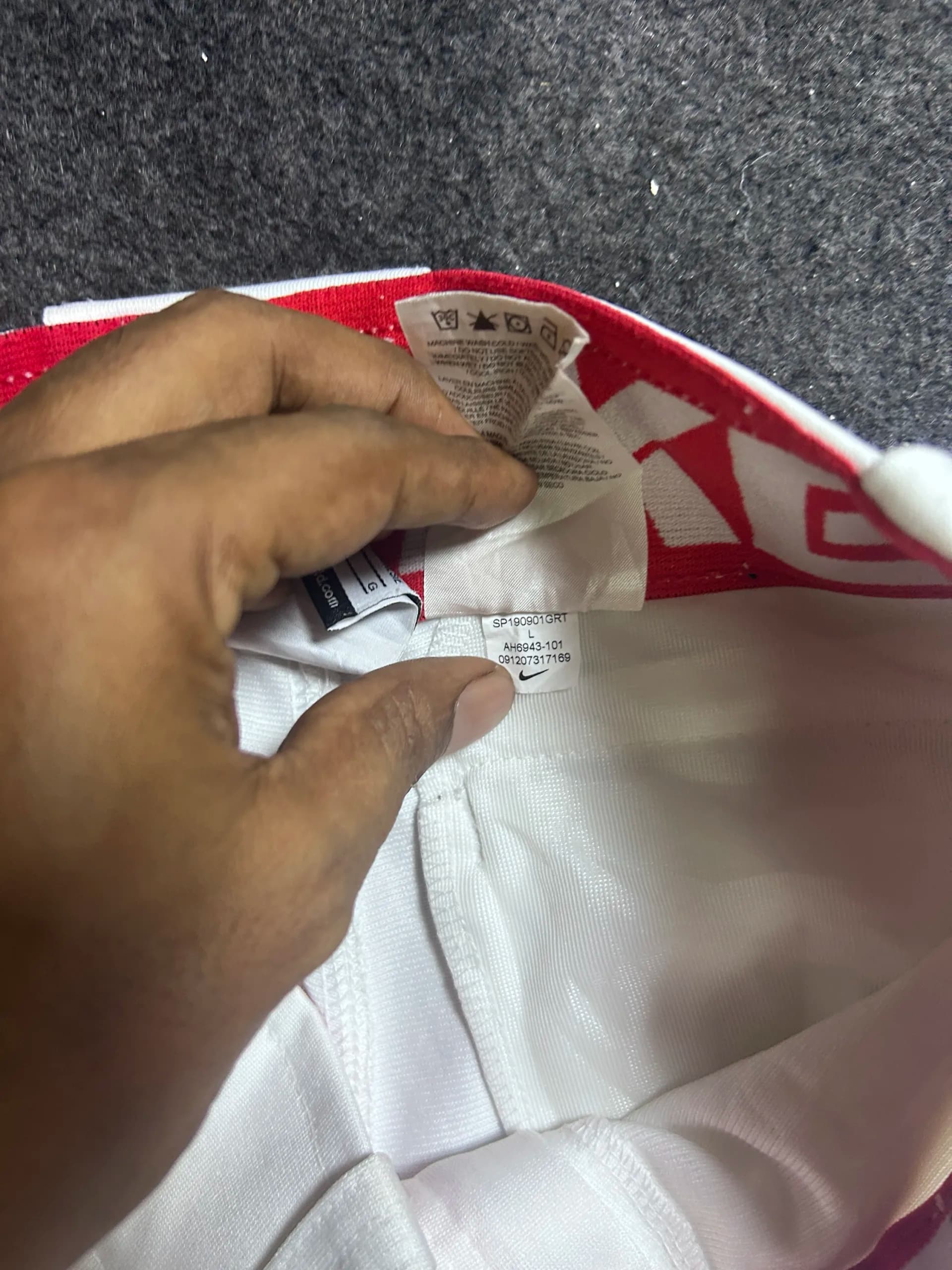 Nike Dri-FIT thrift shorts India close-up