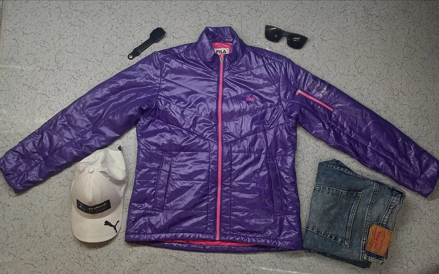 Fila thrift puffer jacket India