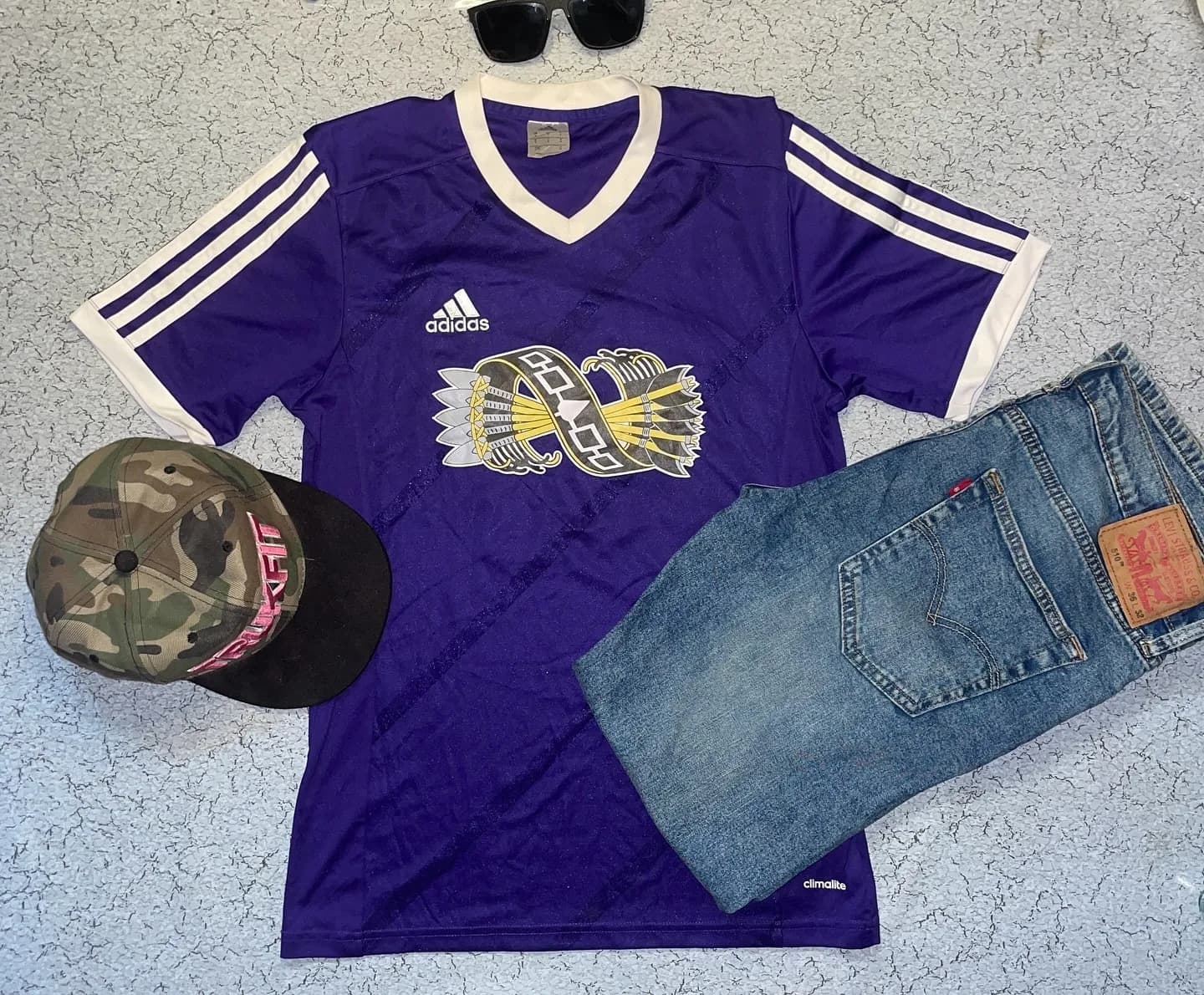 Adidas thrift football jersey India
