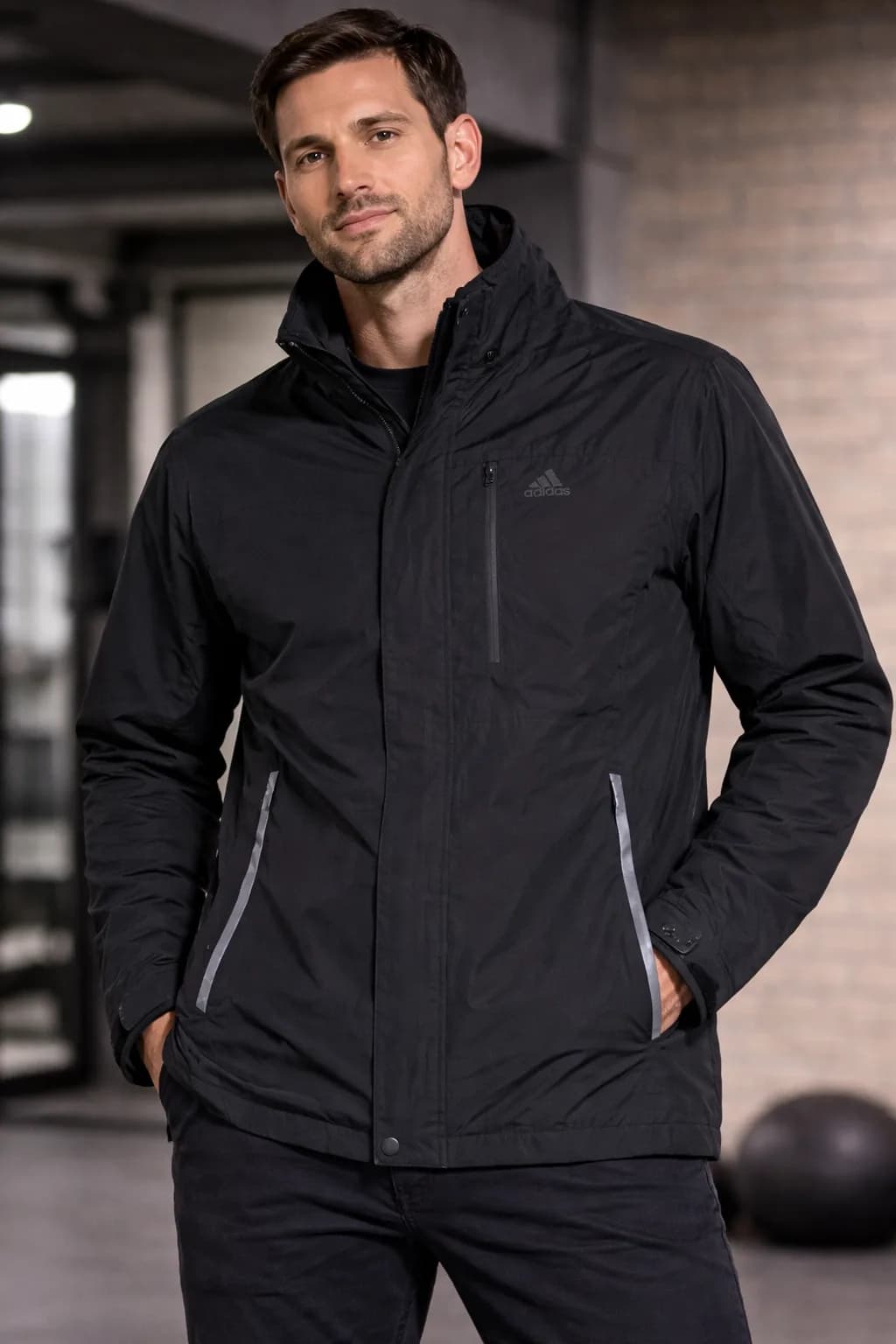Adidas thrift windbreaker jacket India