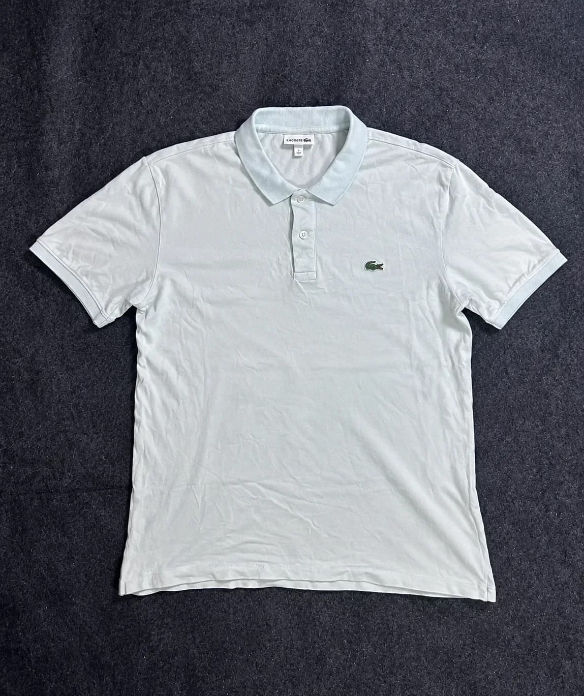 Lacoste Men’s Light Sky Blue Regular Fit Polo T-Shirt XL