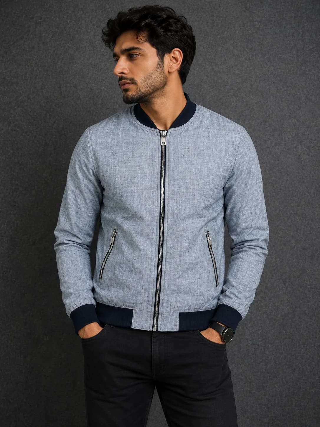 Branded thrift bomber jacket India