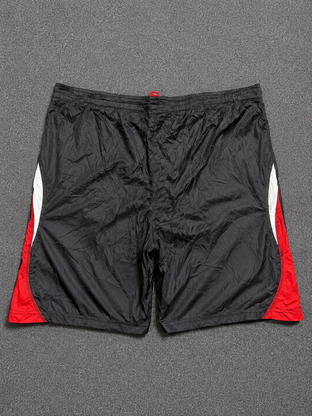 Avia Lightweight Sports Shorts Black Red | Summer Activewear | XL