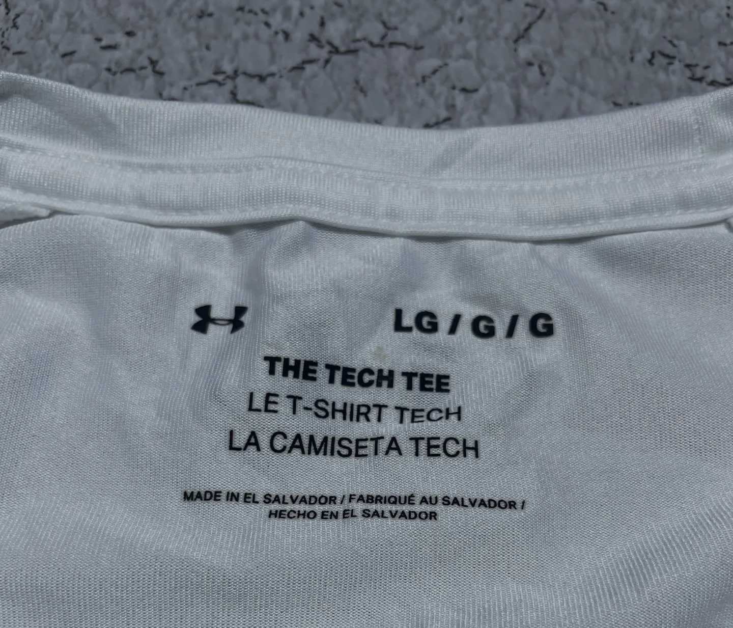 Under Armour Tech Tee Cotton size XL white