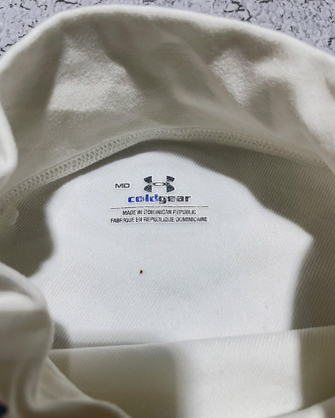 Under Armour Half Sleeve High Neck Compression Size S White