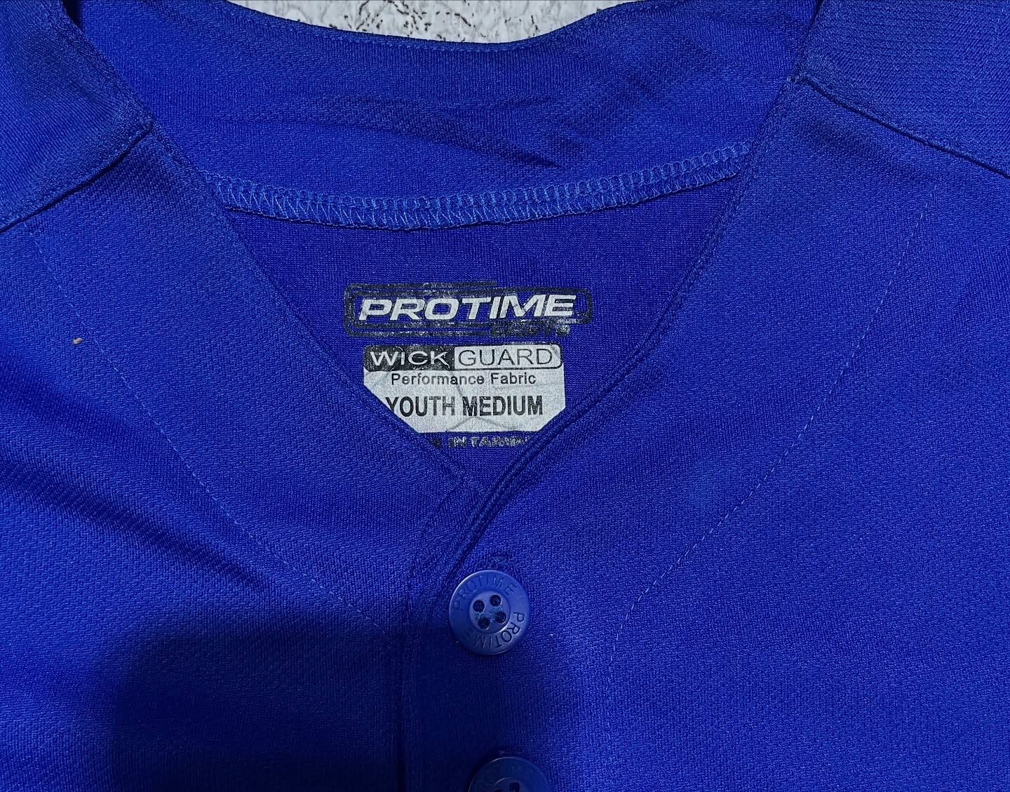 Pony Baseball Jersey Size S Blue